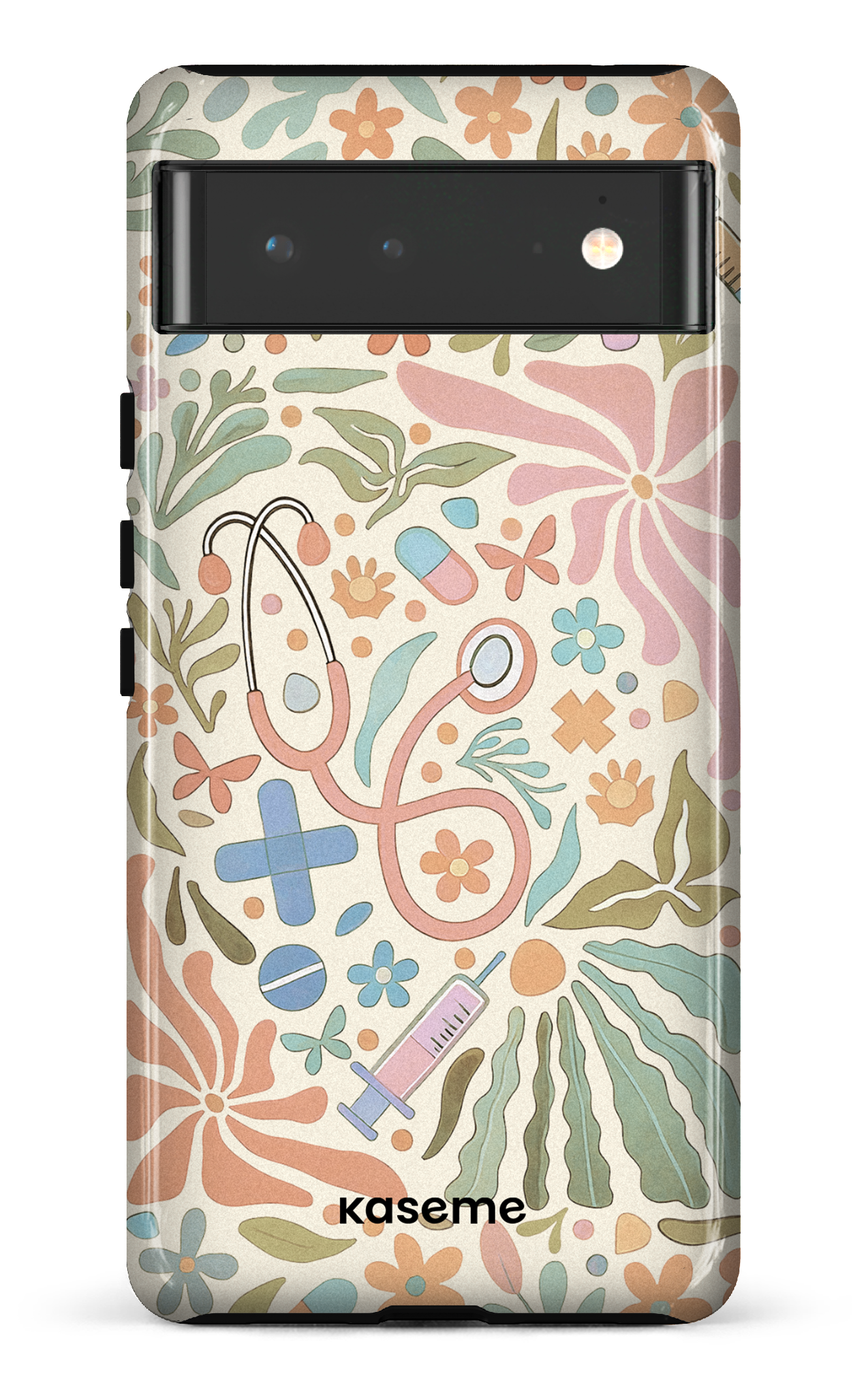 Google Pixel 6 Tough VitaBloom Beige -