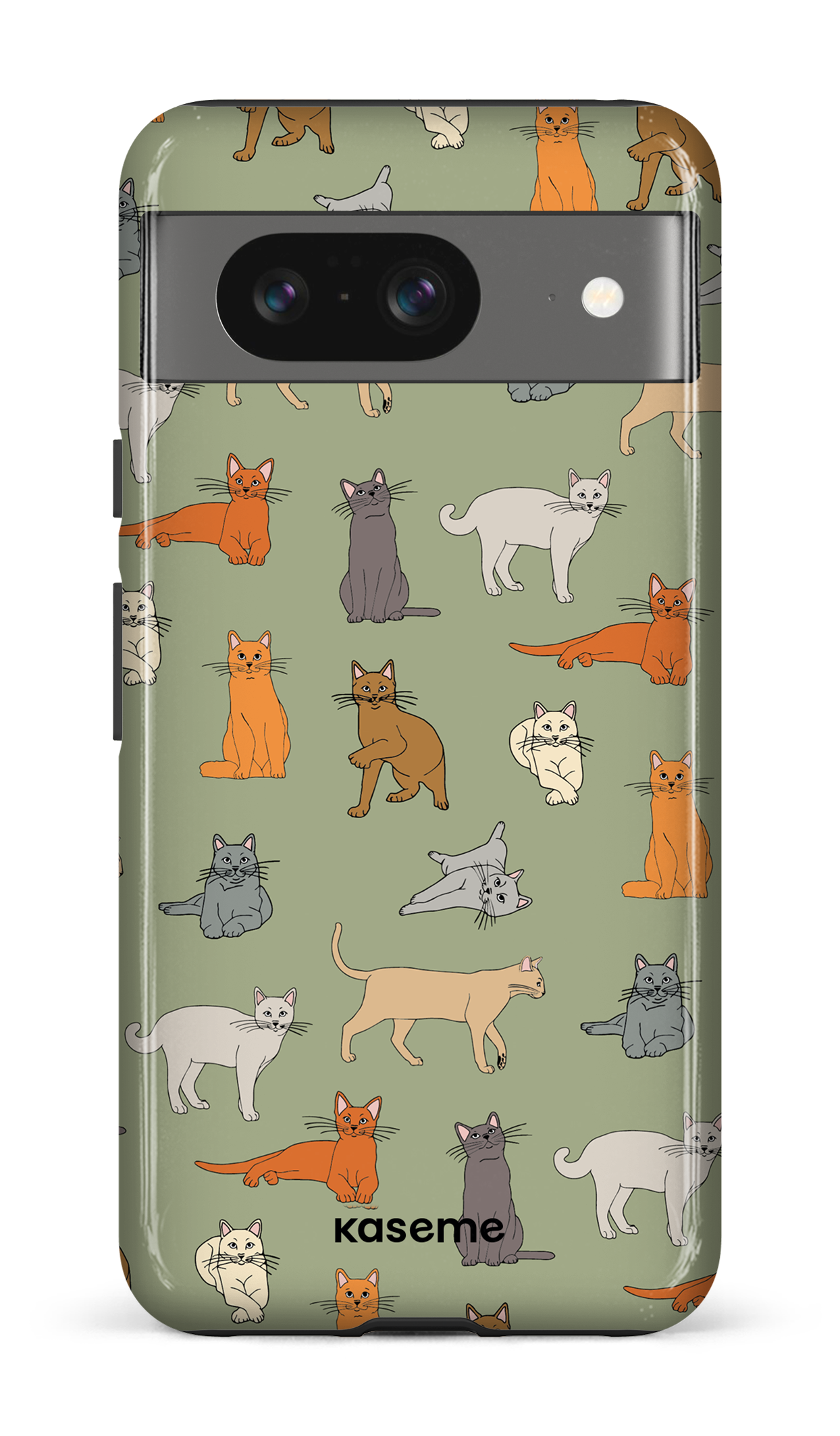 Google Pixel 8 Tough Gloss Kitty green -