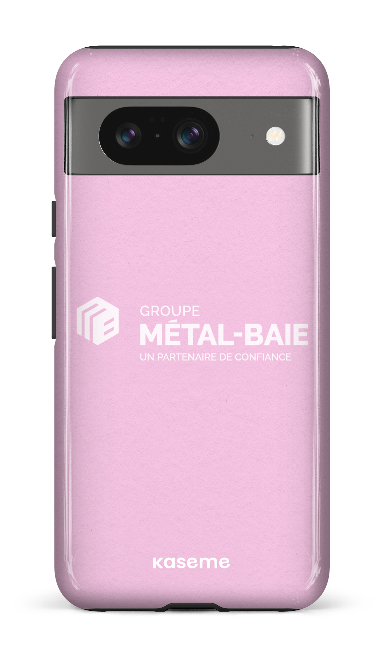 Google Pixel 8 Tough Gloss Métal-Baie Rose -