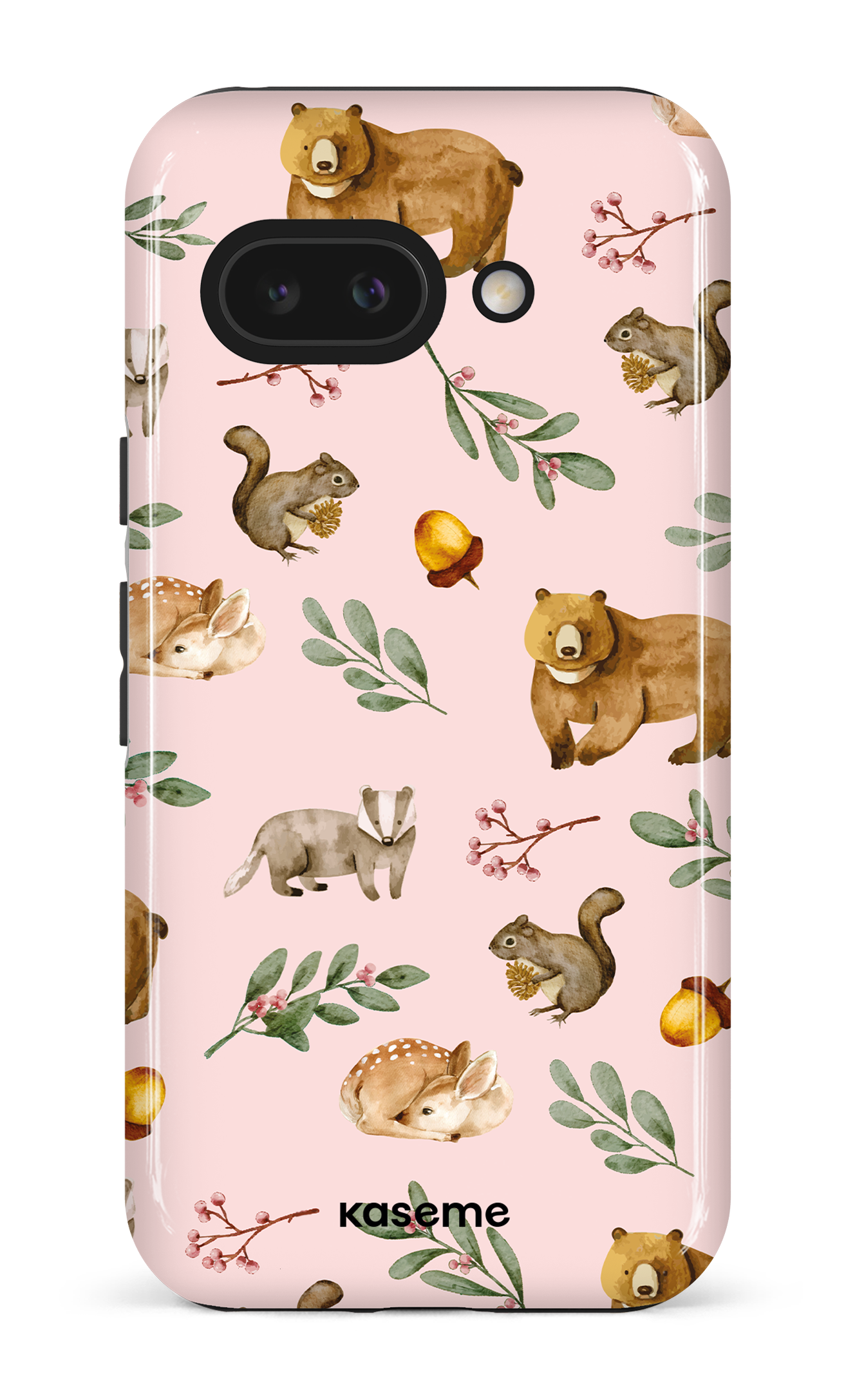 Google Pixel 9 A Impact (Gloss) Furry Forest Pink -