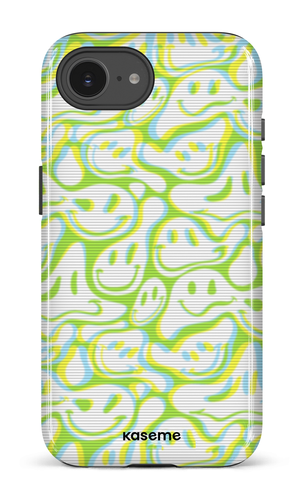 IPhone 16 E Impact Case Dystopia green -