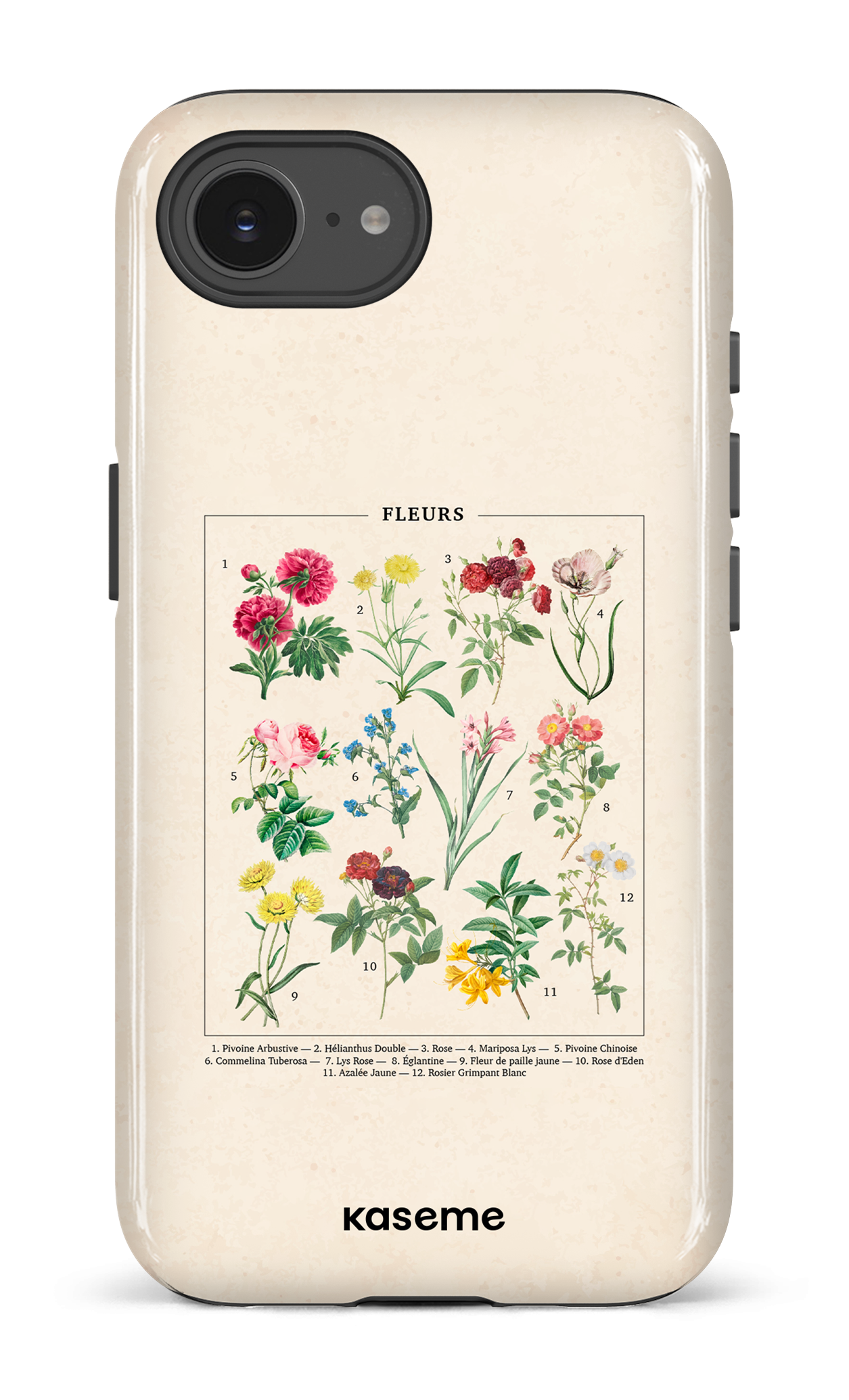 IPhone 16 E Impact Case Floraison -