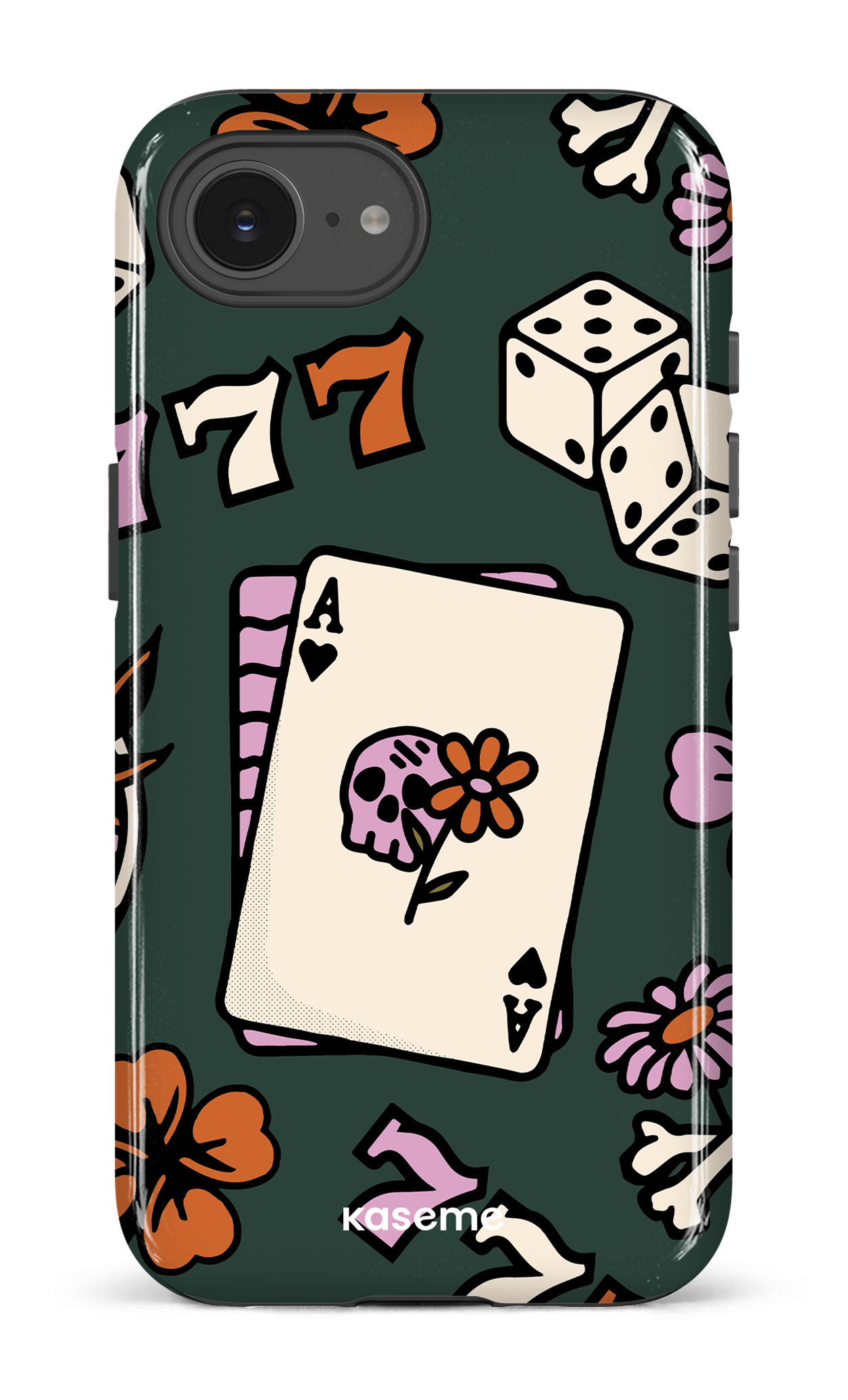 IPhone 16 E Impact Case Poker Face -