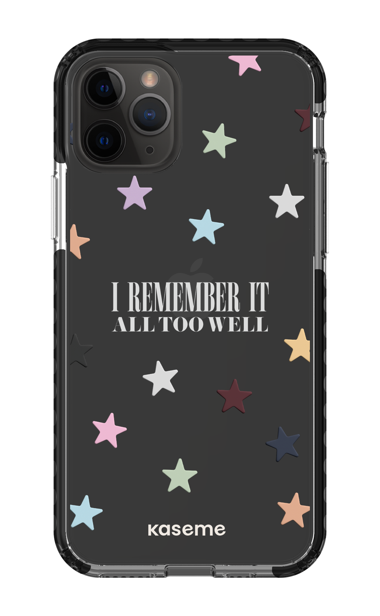 It Was Rare Clear Case - iPhone 11 Pro Clear Case - Black