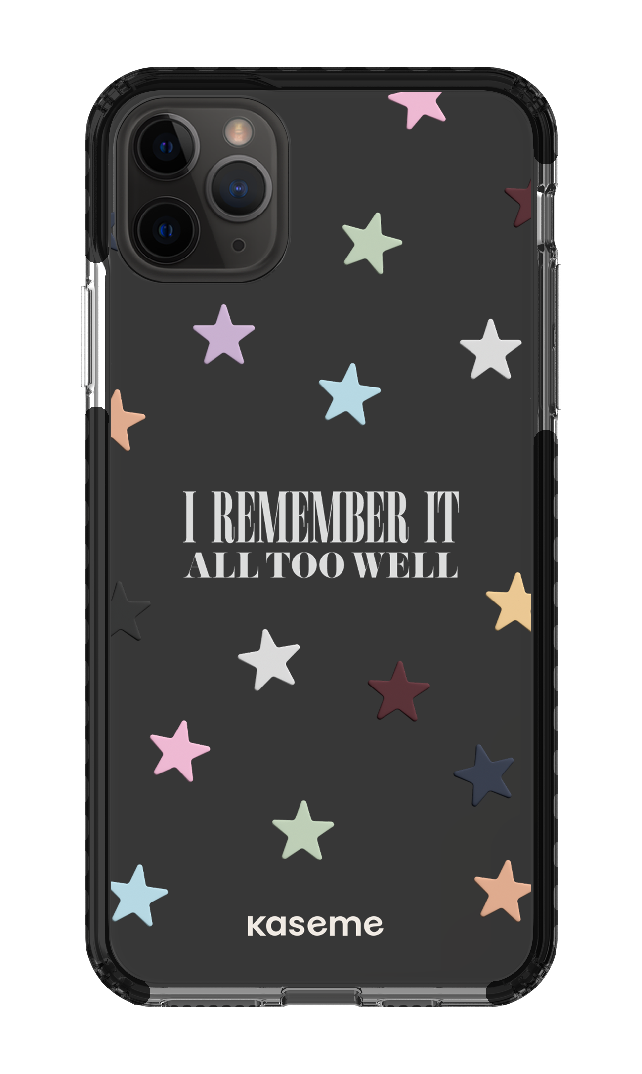 It Was Rare Clear Case - iPhone 11 Pro Max Clear Case - Black