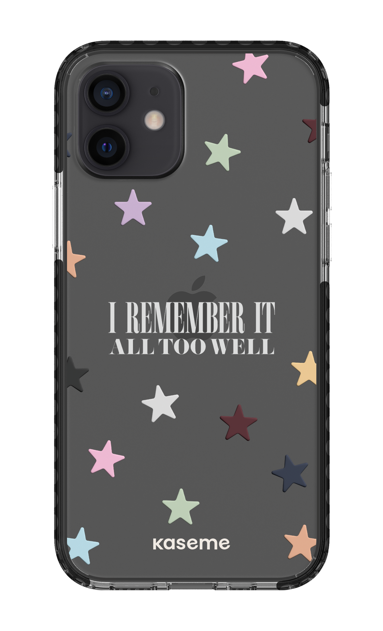 It Was Rare Clear Case - iPhone 12 Clear Case - Black