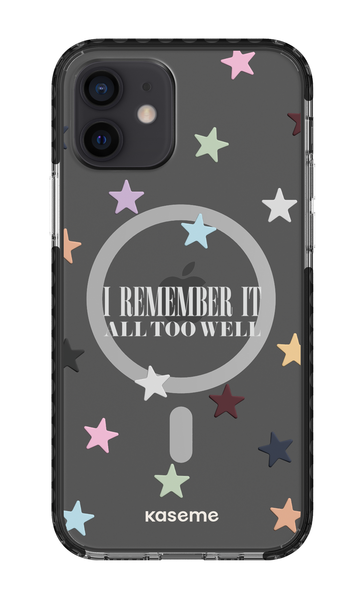 It Was Rare Clear Case - iPhone 12 Clear Case Magsafe - Black