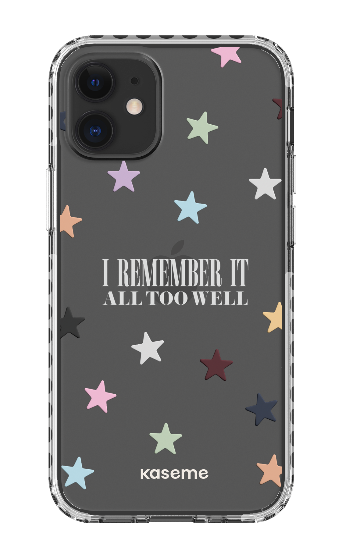 It Was Rare Clear Case - iPhone 12 Mini Clear Case - White