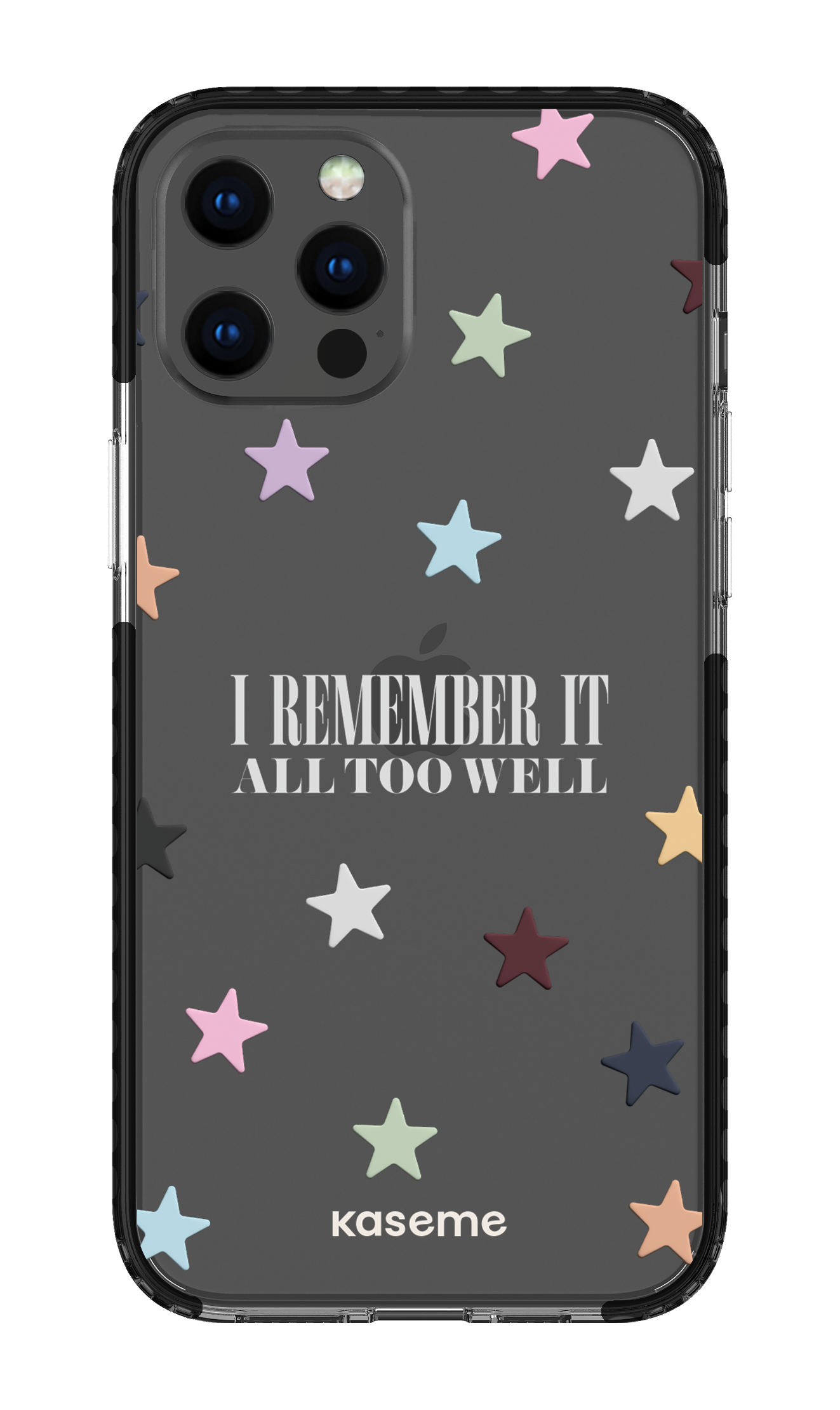 It Was Rare Clear Case - iPhone 12 Pro Max Clear Case - Black