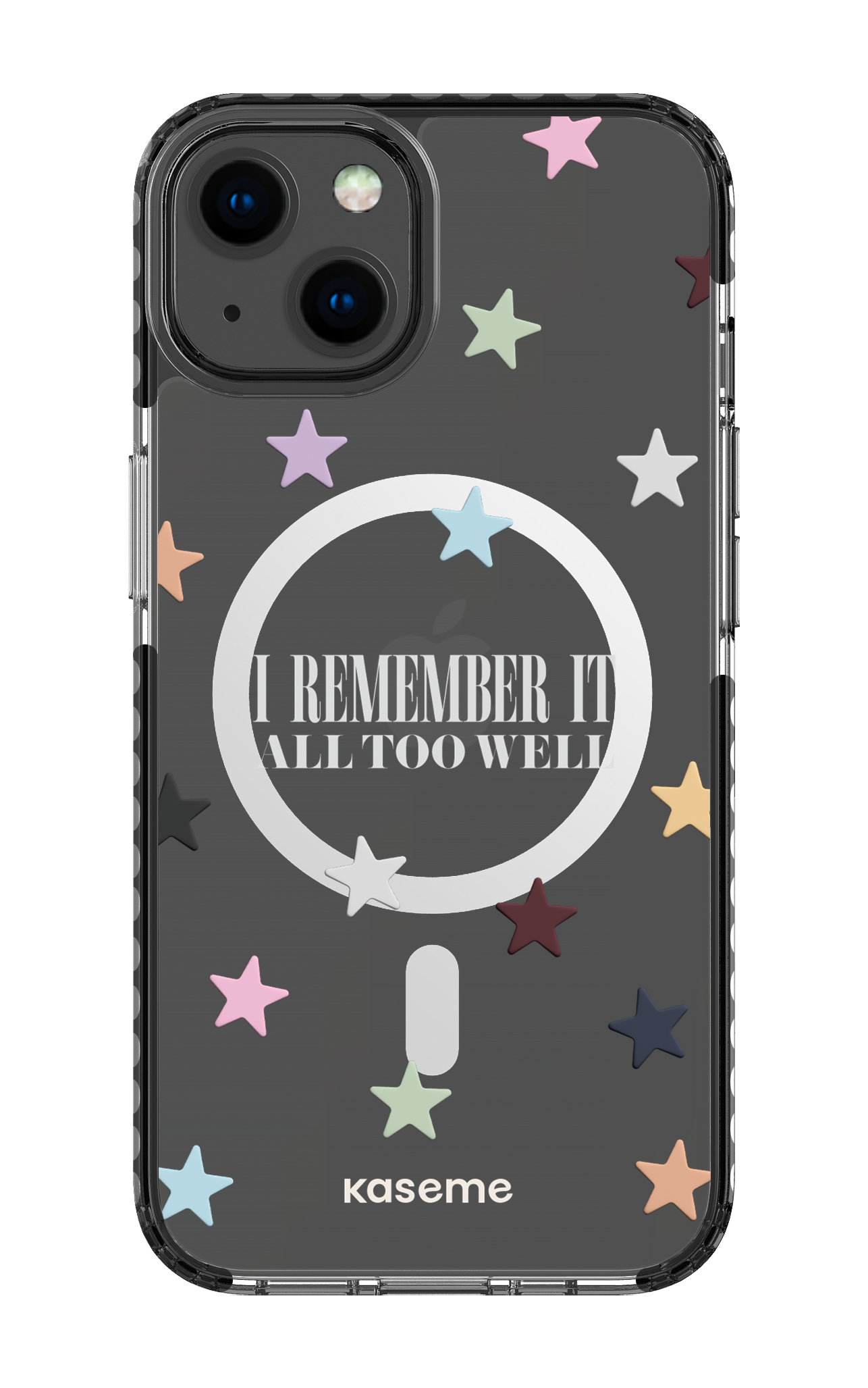 It Was Rare Clear Case - iPhone 13 Clear Case Magsafe - Black