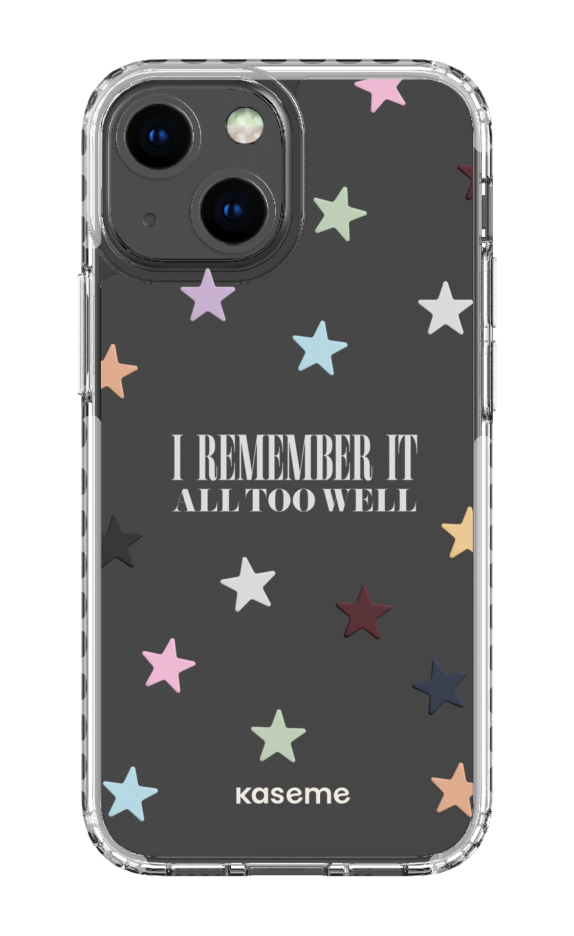 It Was Rare Clear Case - iPhone 13 Mini Clear Case - White