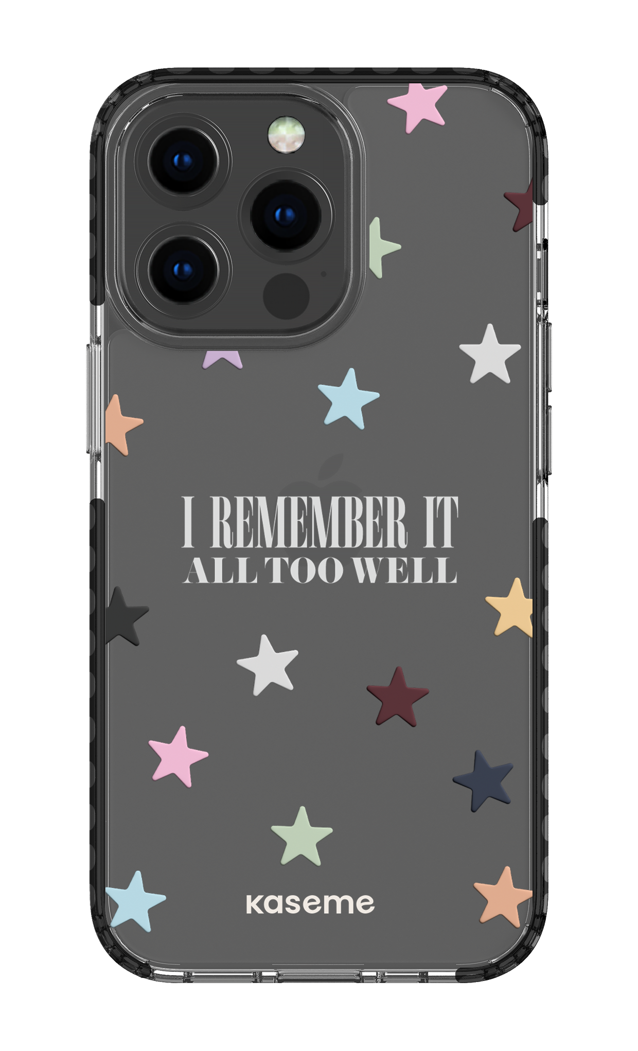 It Was Rare Clear Case - iPhone 13 Pro Clear Case - Black