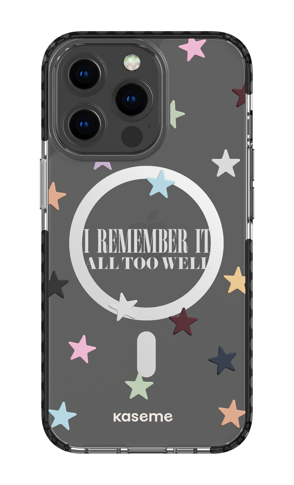 It Was Rare Clear Case - iPhone 13 Pro Clear Case Magsafe - Black