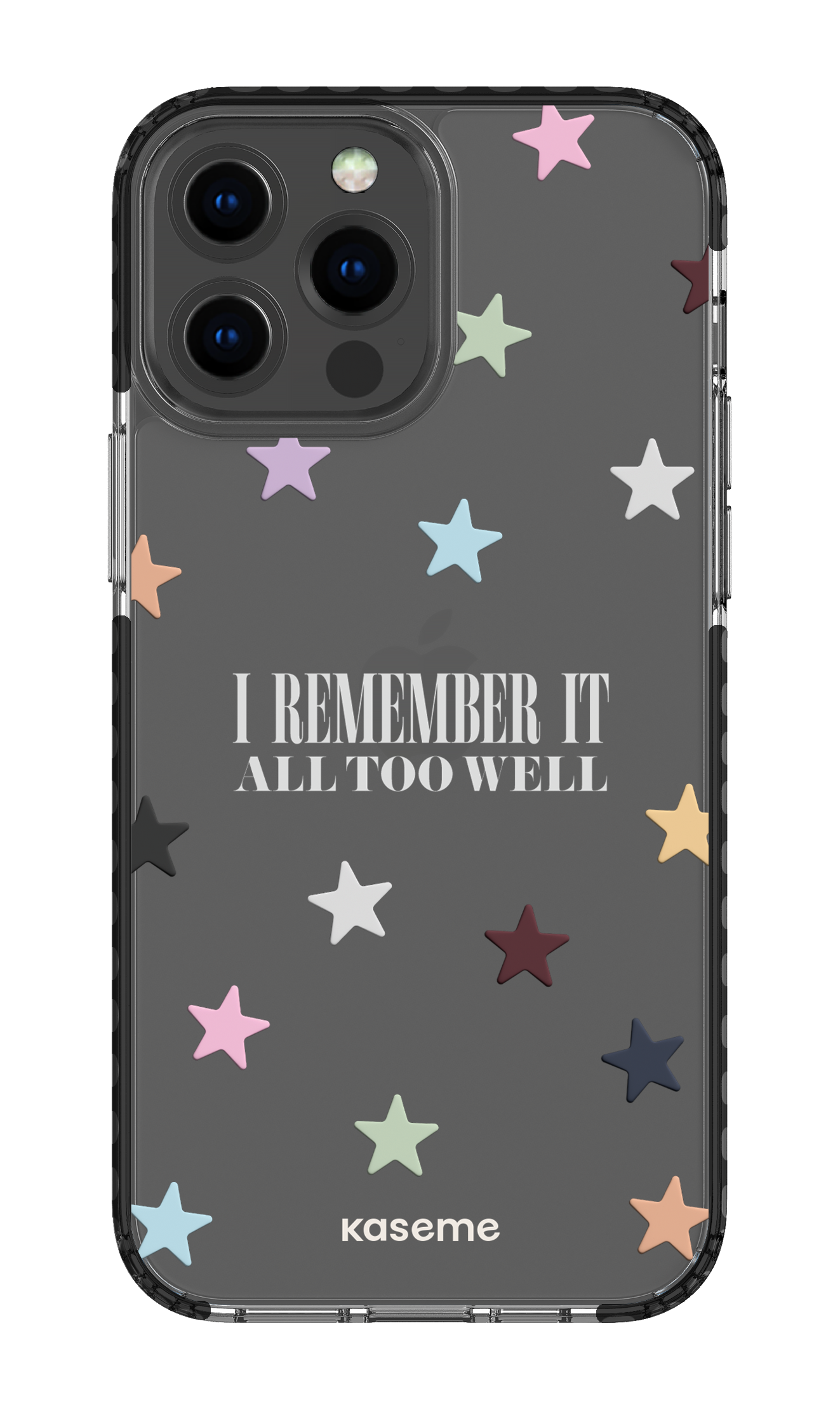 It Was Rare Clear Case - iPhone 13 Pro Max Clear Case - Black