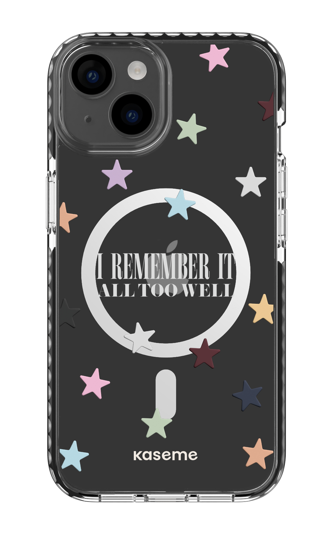 It Was Rare Clear Case - iPhone 14 Clear Case Magsafe - Black