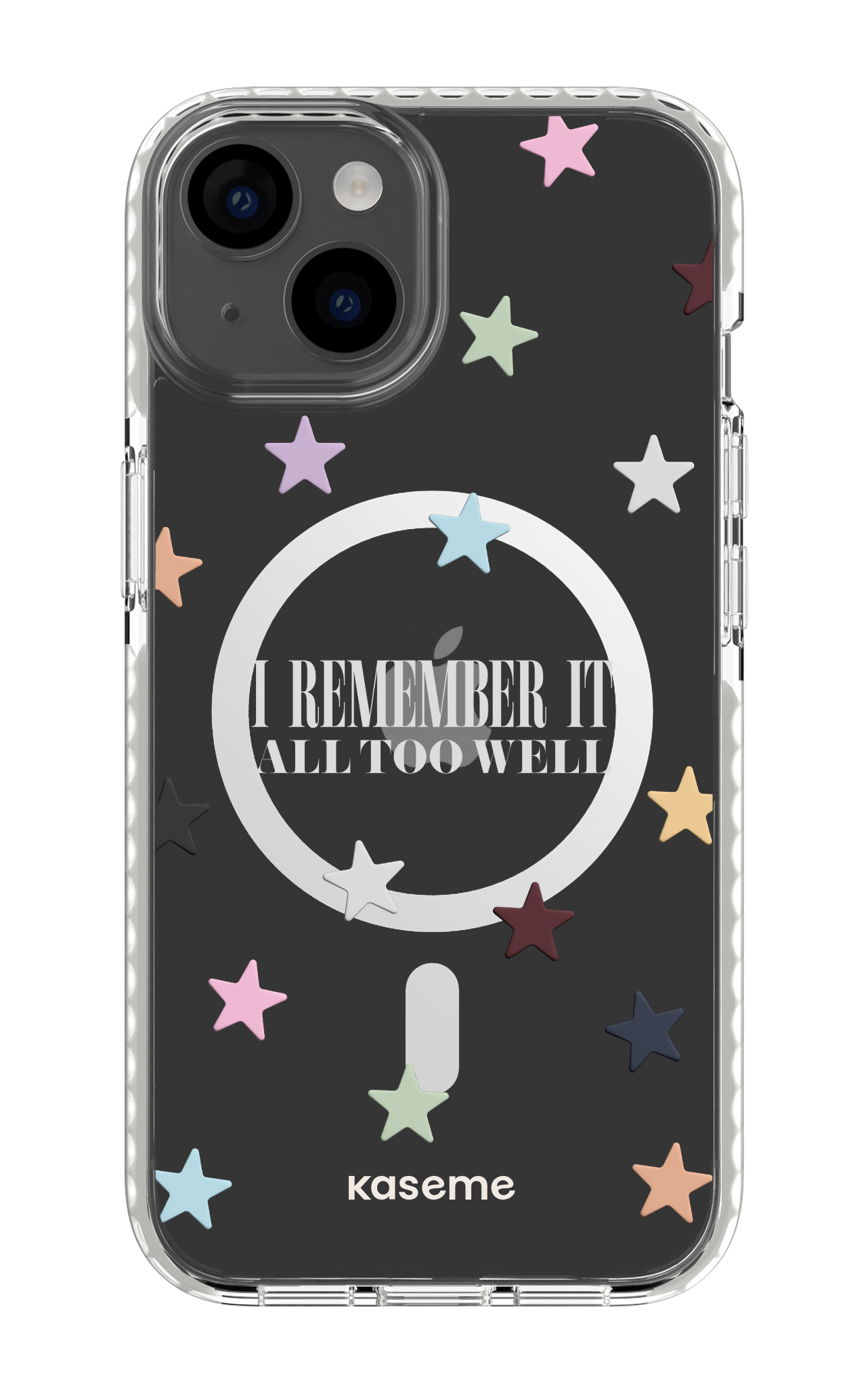 It Was Rare Clear Case - iPhone 14 Clear Case Magsafe - White