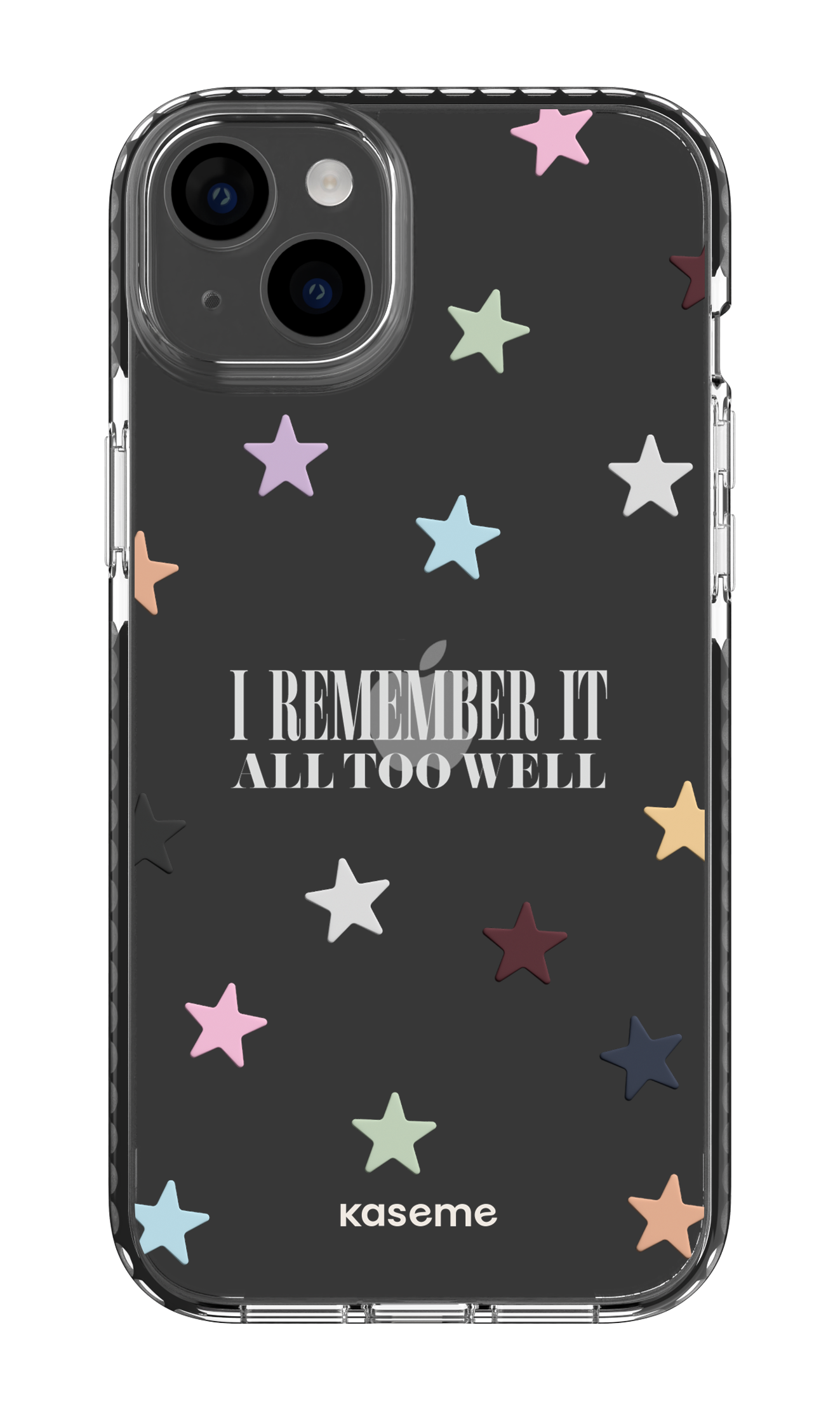 It Was Rare Clear Case - iPhone 14 Plus Clear Case Black