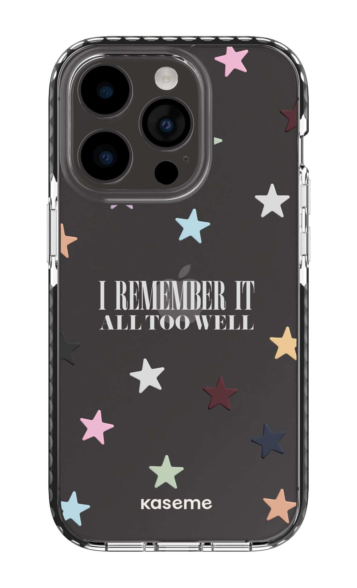 It Was Rare Clear Case - iPhone 14 Pro Clear Case - Black