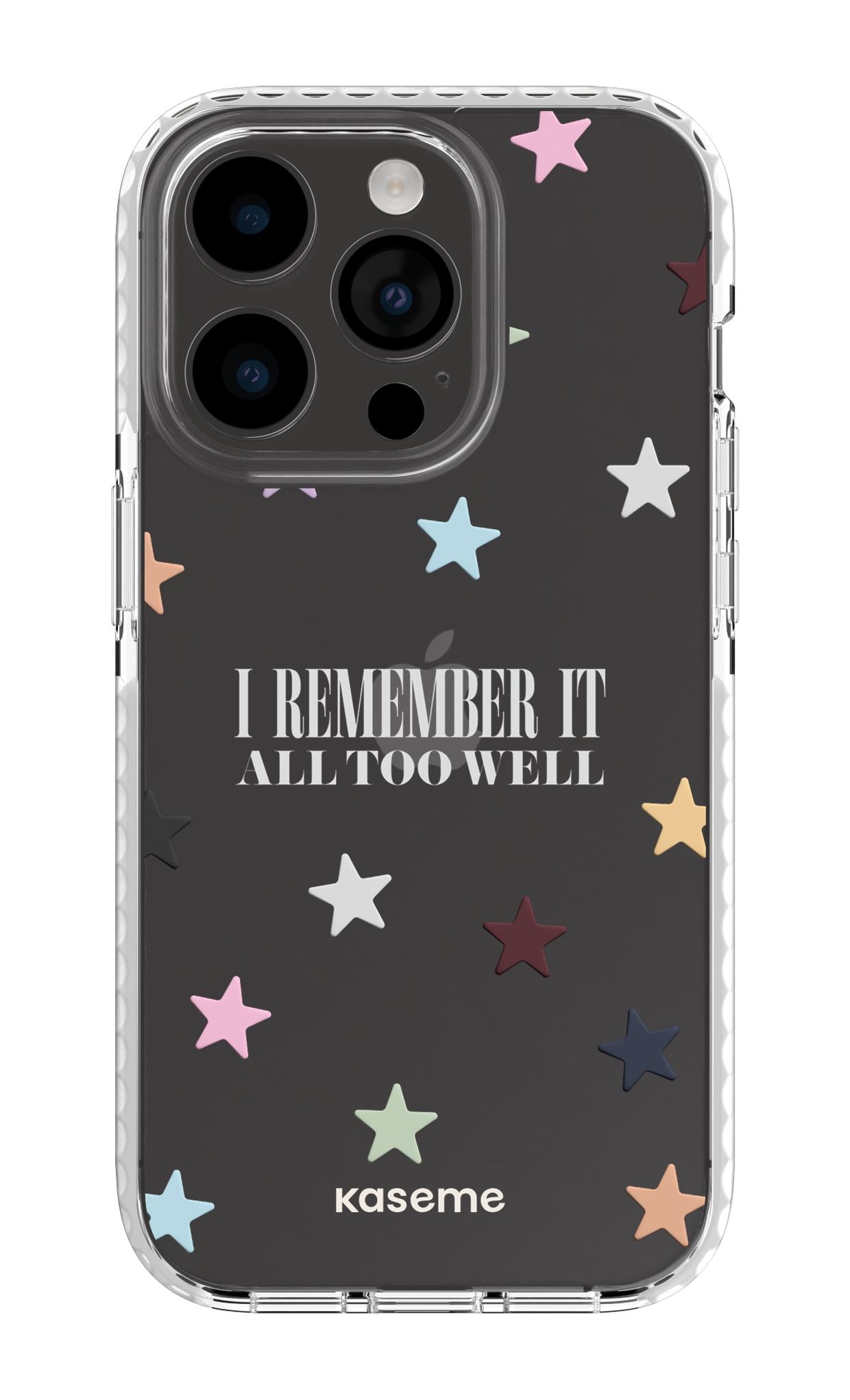 It Was Rare Clear Case - iPhone 14 Pro Clear Case white