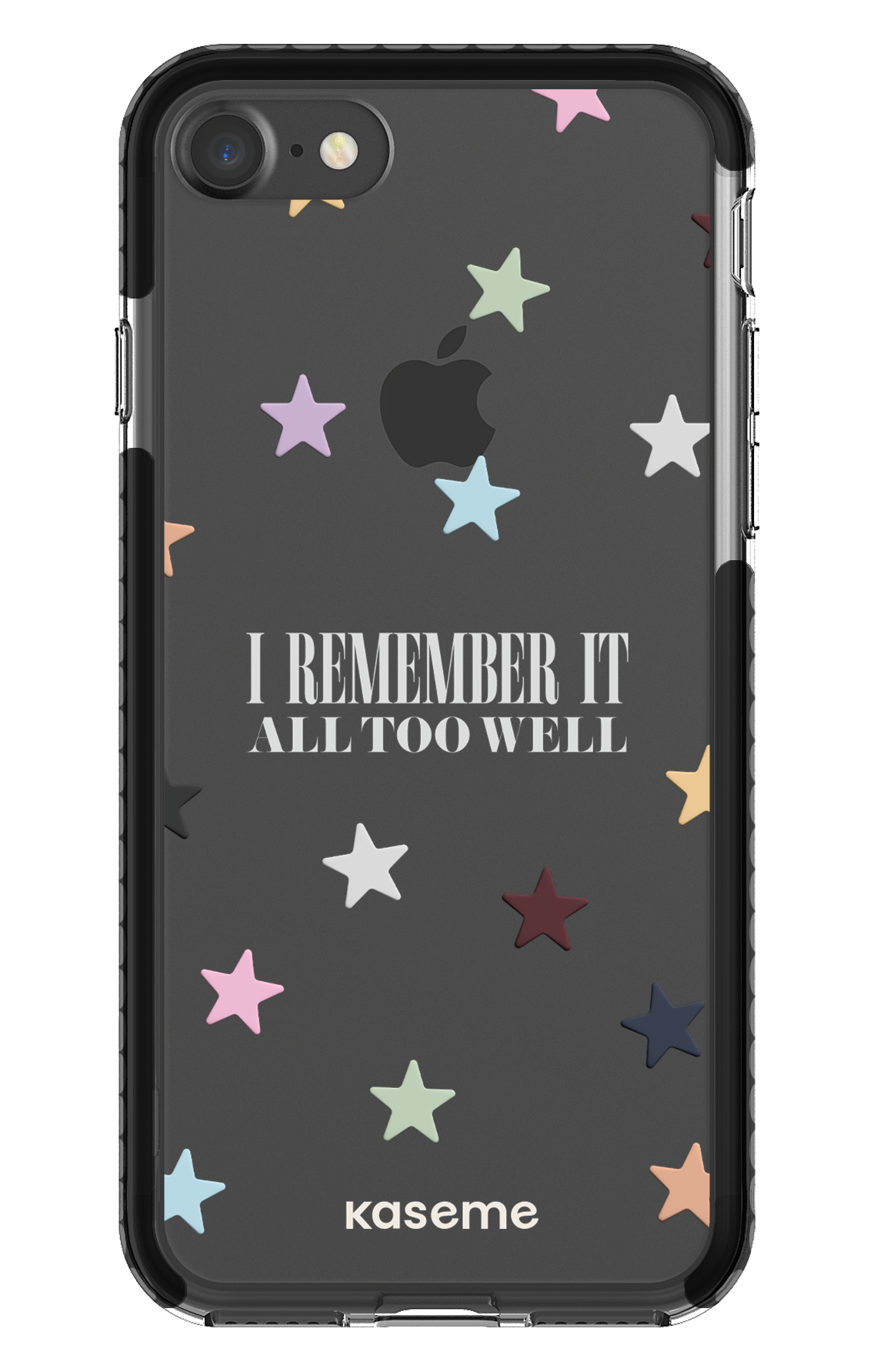 It Was Rare Clear Case - iPhone 7 Clear Case - Black