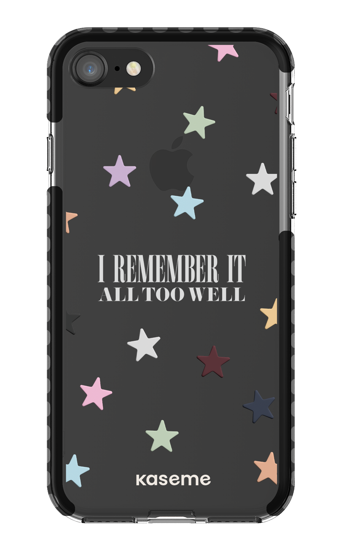 It Was Rare Clear Case - iPhone SE Clear Case Black