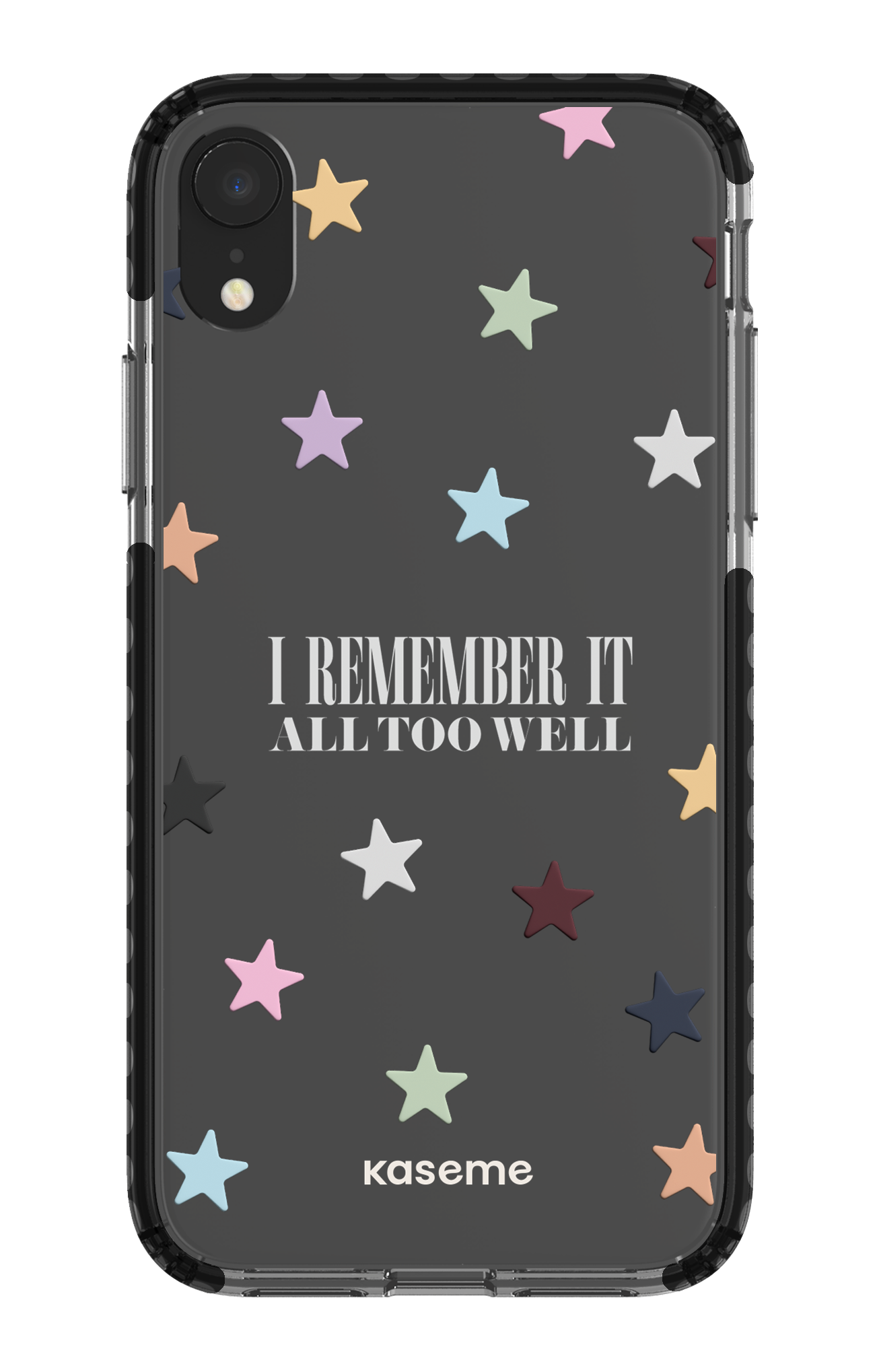 It Was Rare Clear Case - iPhone XR Clear Case - Black