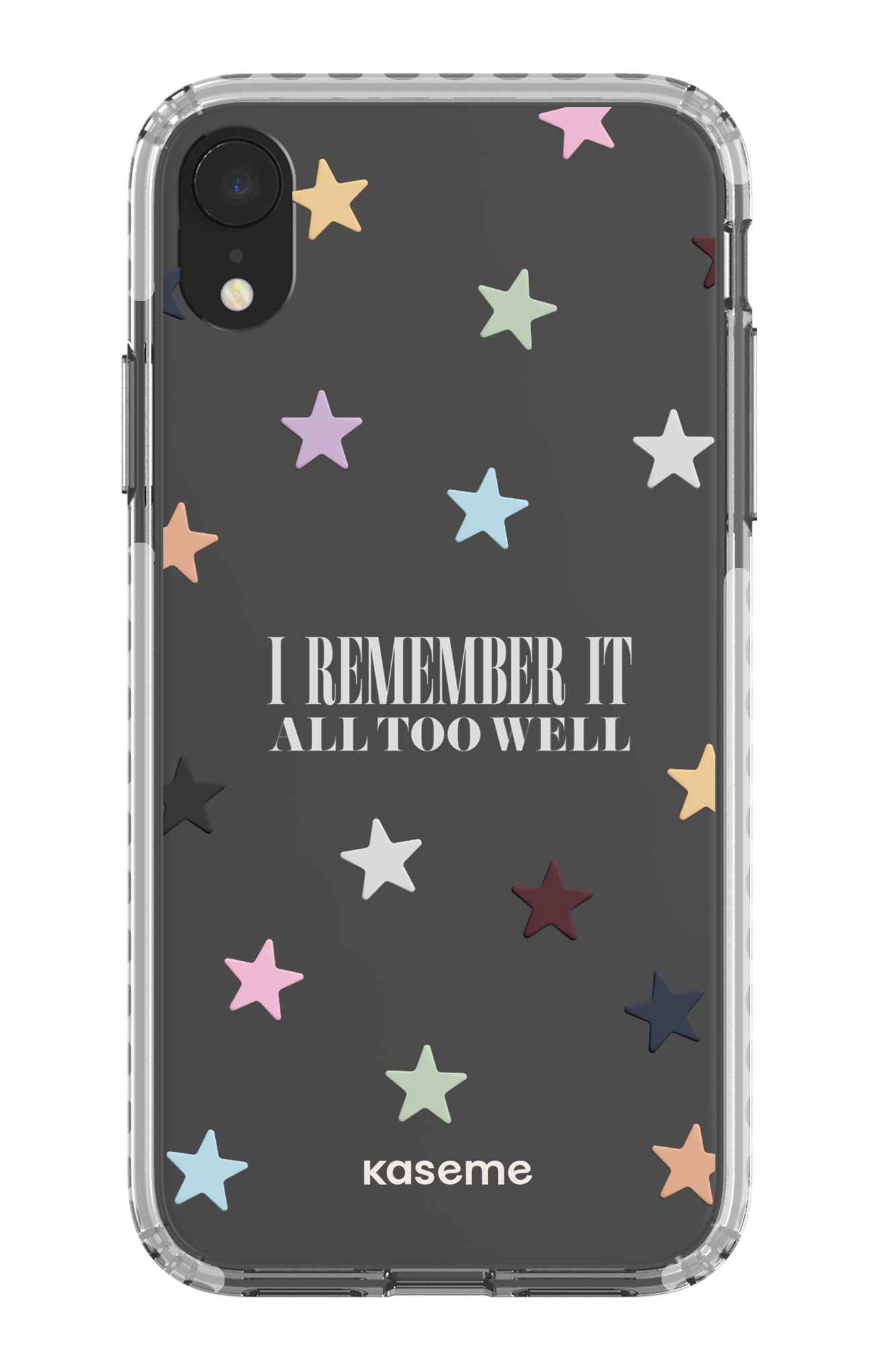 It Was Rare Clear Case - iPhone XR Clear Case - White