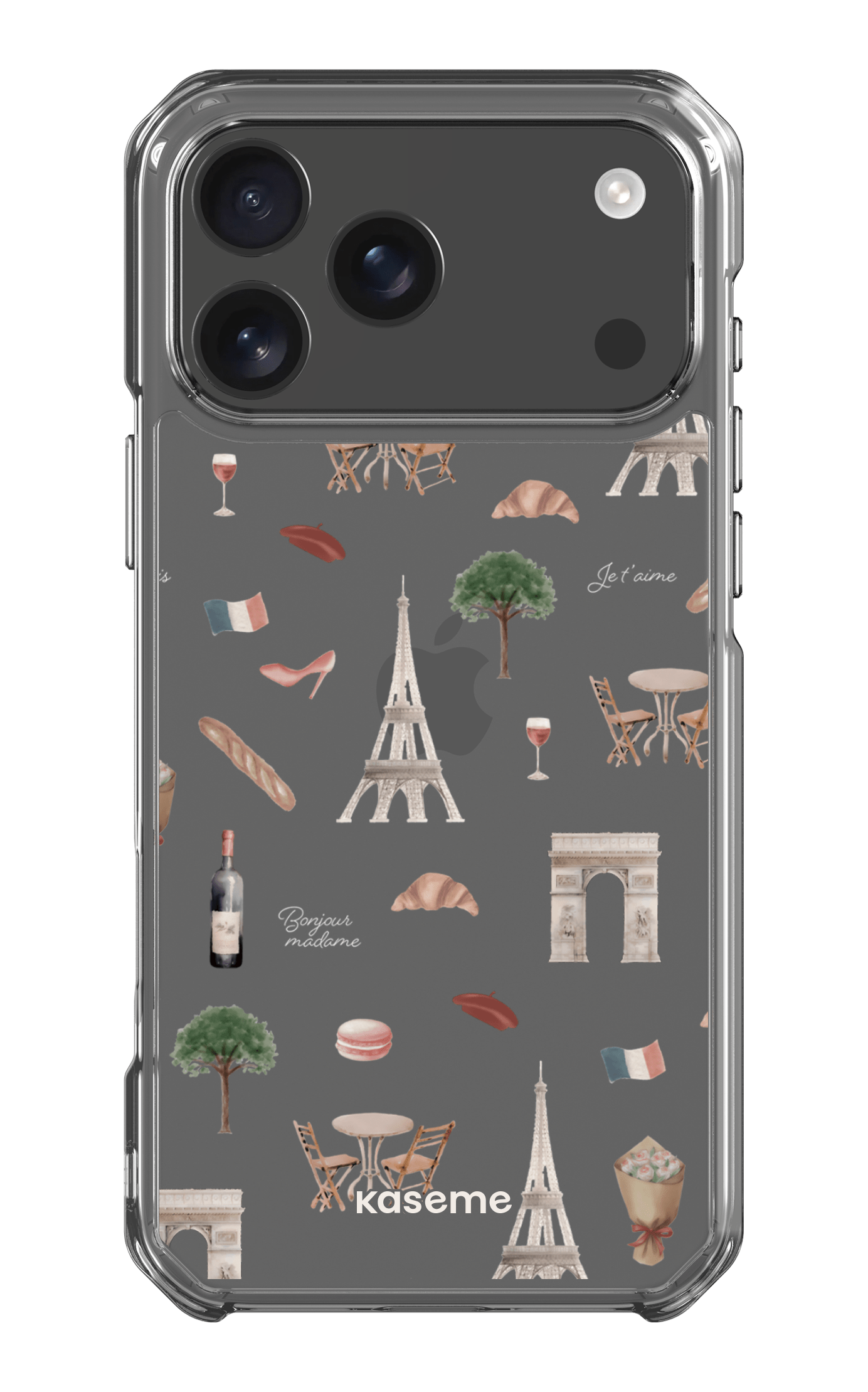 Je t'aime Paris Clear Case -