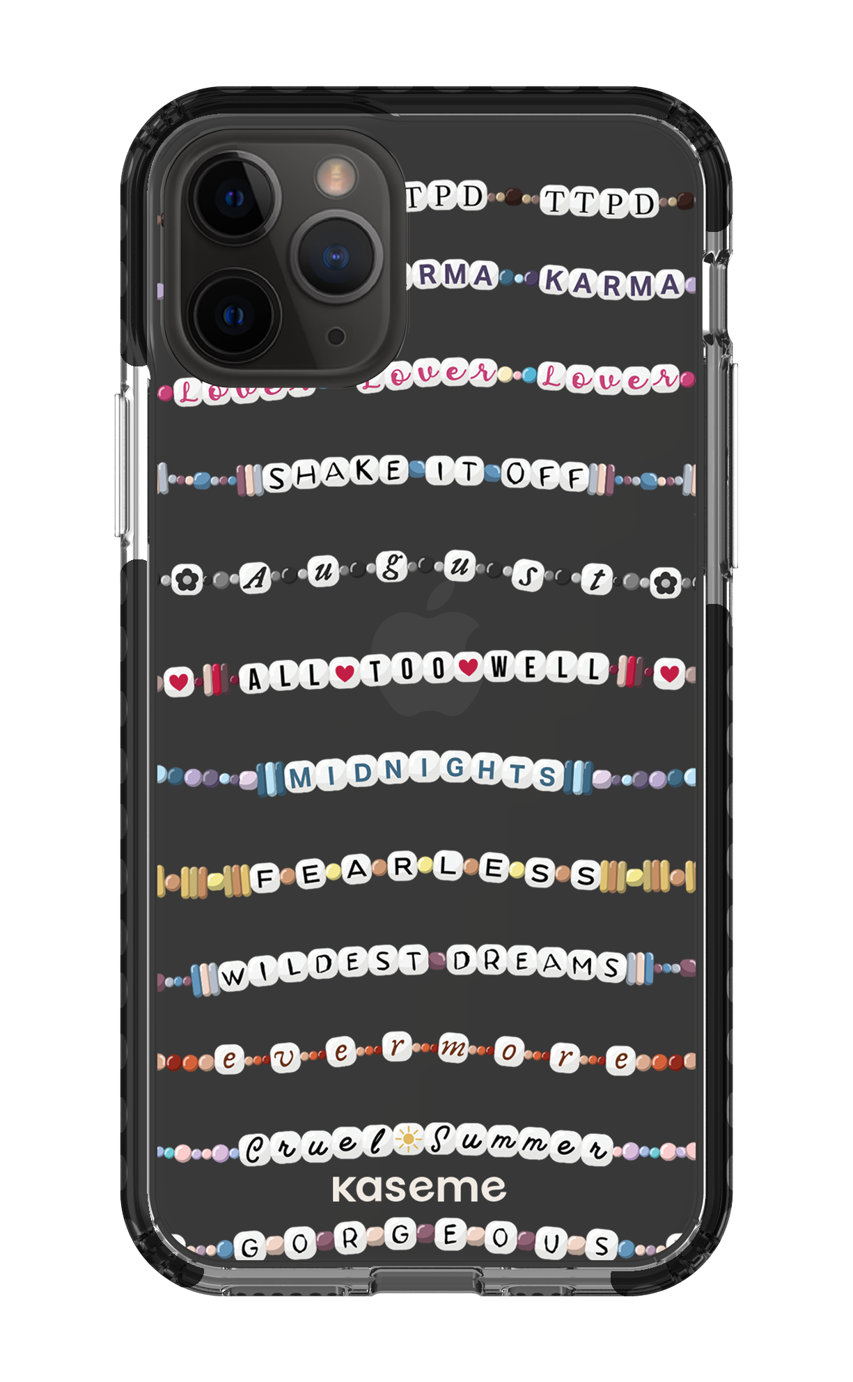 Love Story Clear Case - iPhone 11 Pro Clear Case - Black