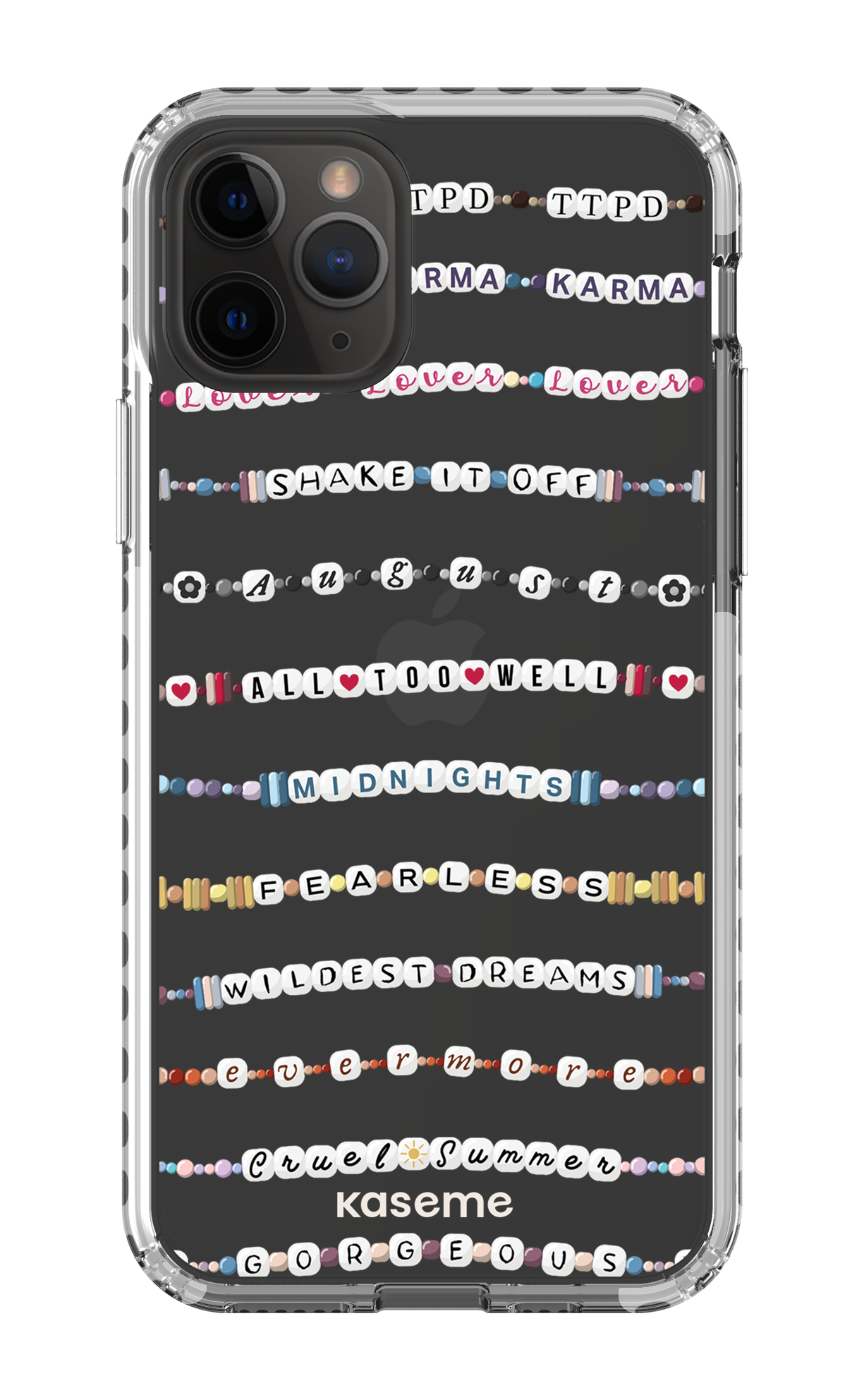 Love Story Clear Case - iPhone 11 Pro Clear Case - White