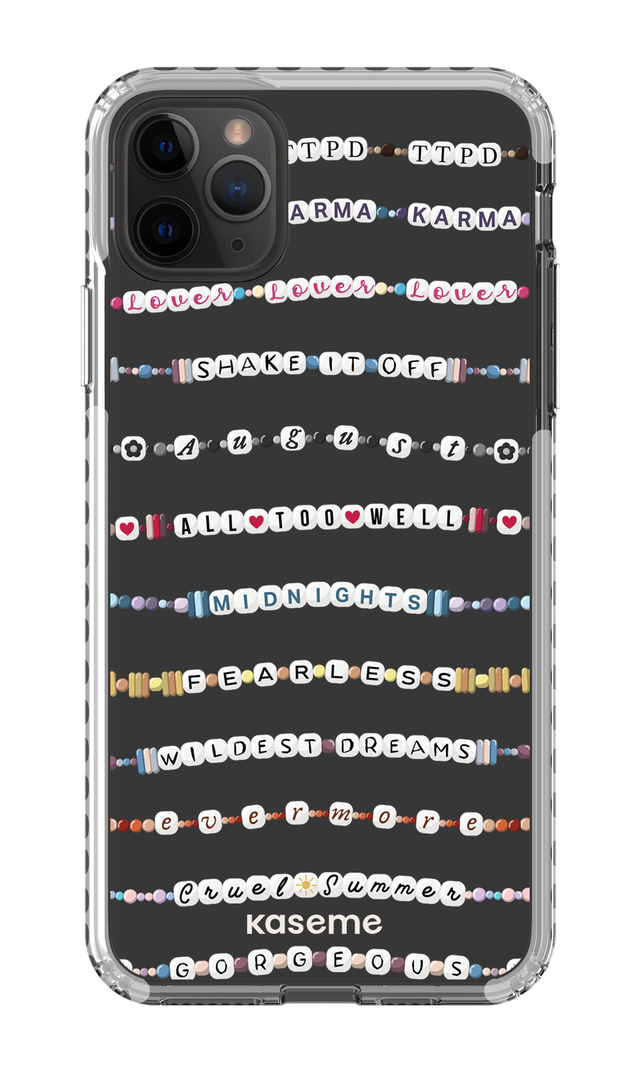 Love Story Clear Case - iPhone 11 Pro Max Clear Case - White