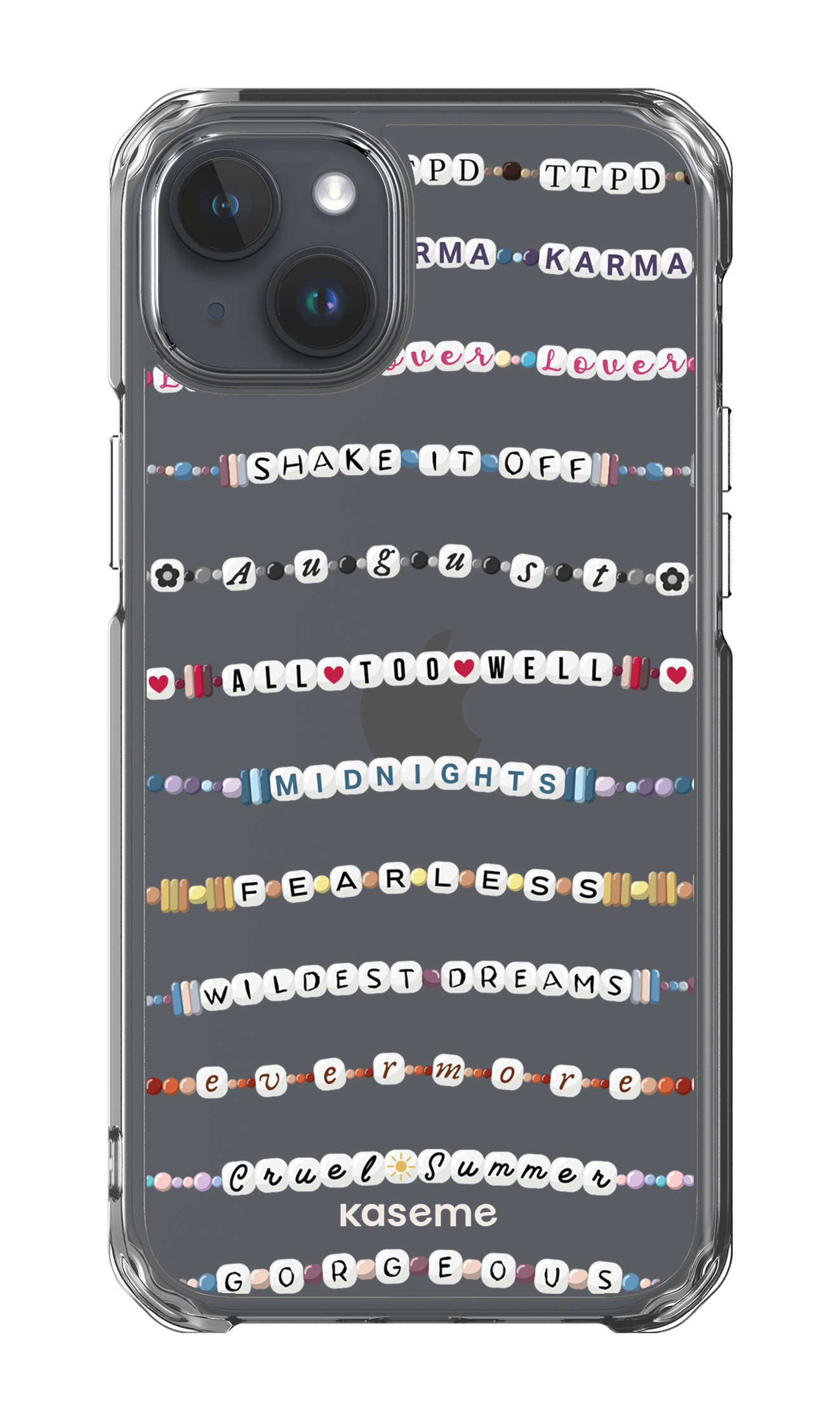 Love Story Clear Case - iPhone 15 Plus Clear Case