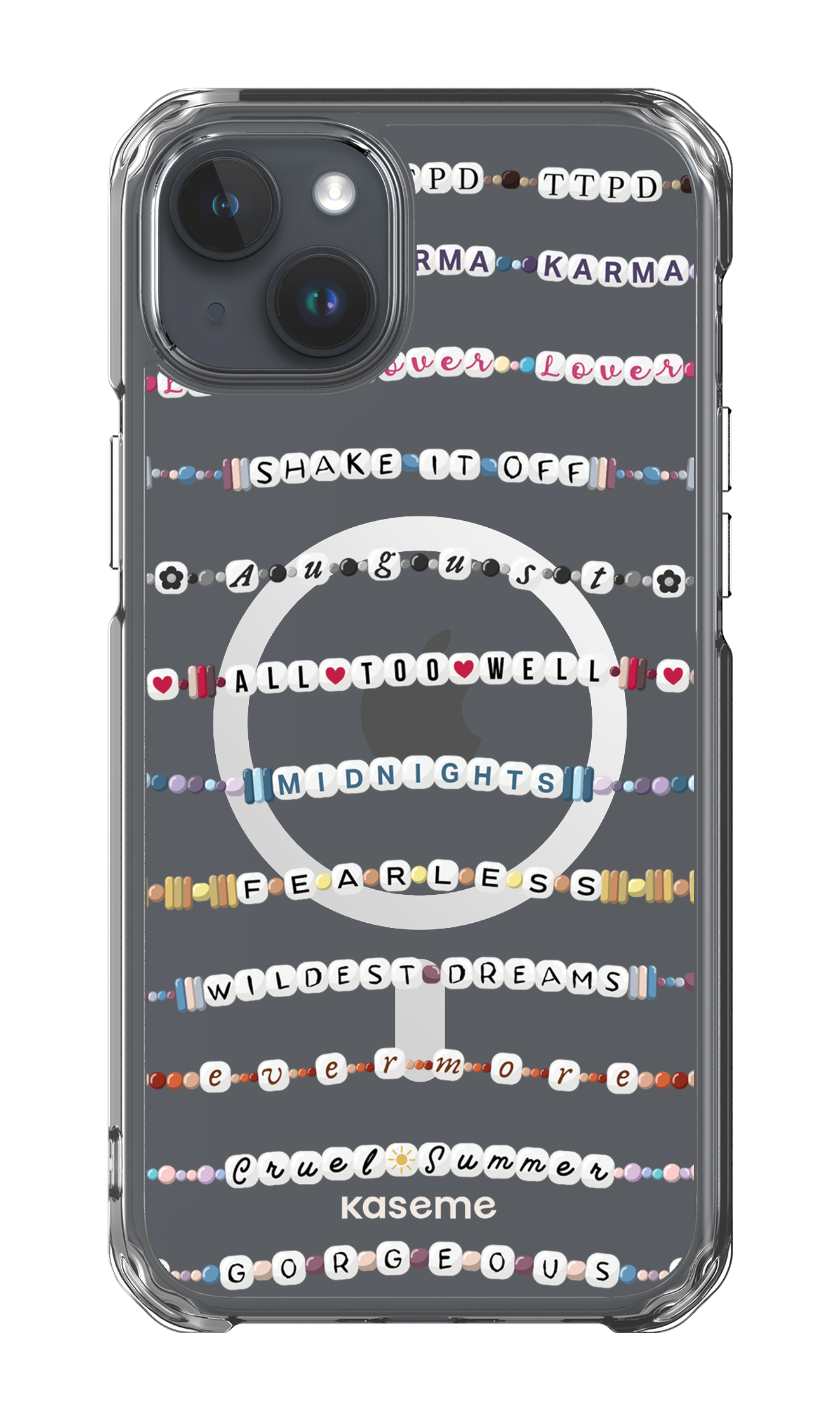 Love Story Clear Case - iPhone 15 Plus Clear Case - Magsafe