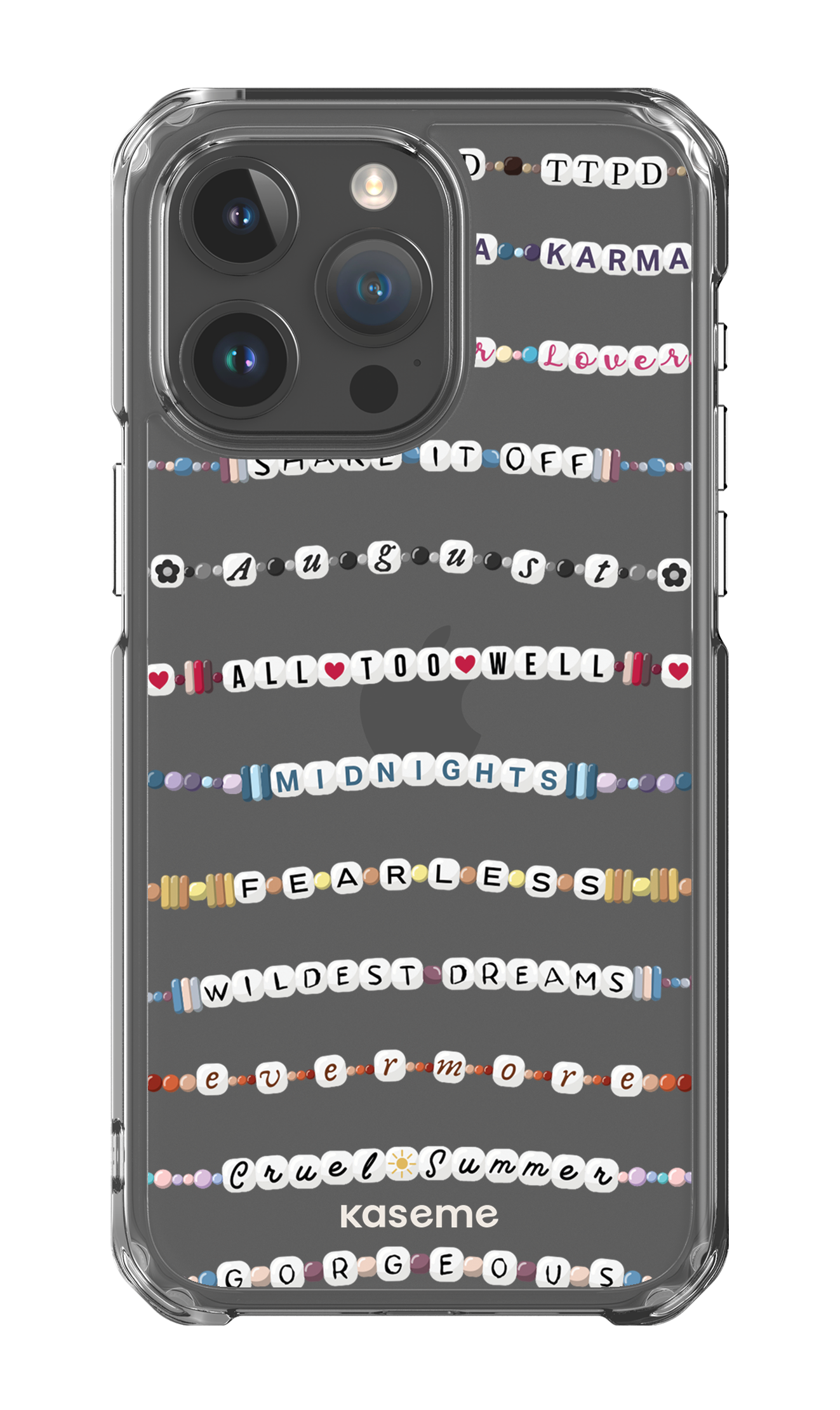 Love Story Clear Case - iPhone 15 Pro Max Clear Case