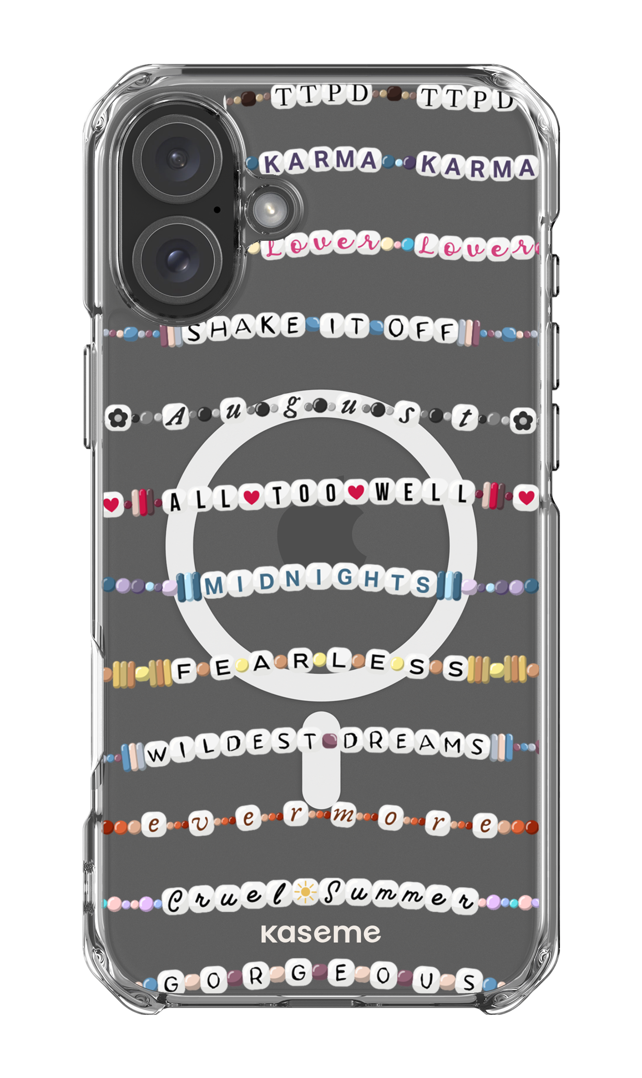 Love Story Clear Case - iPhone 16 Plus Clear Case Magsafe