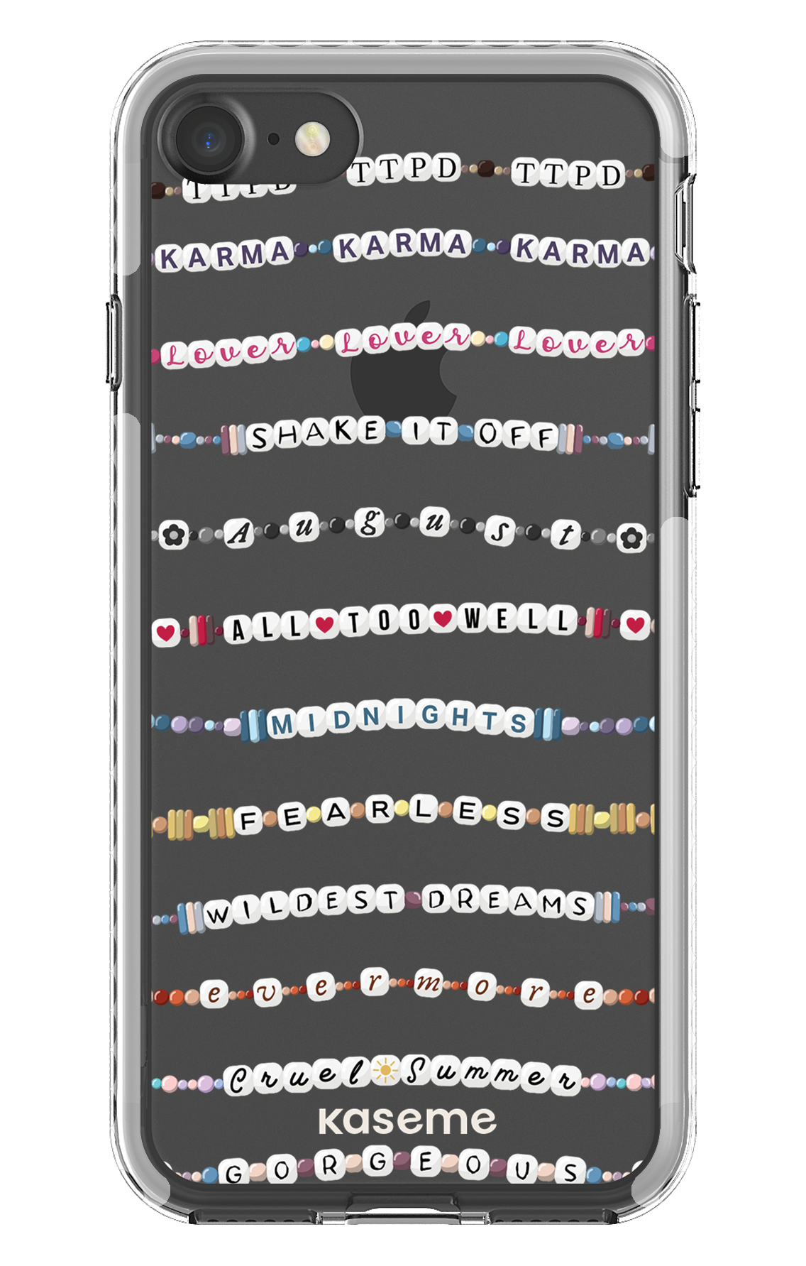 Love Story Clear Case - iPhone 7 Clear case - White