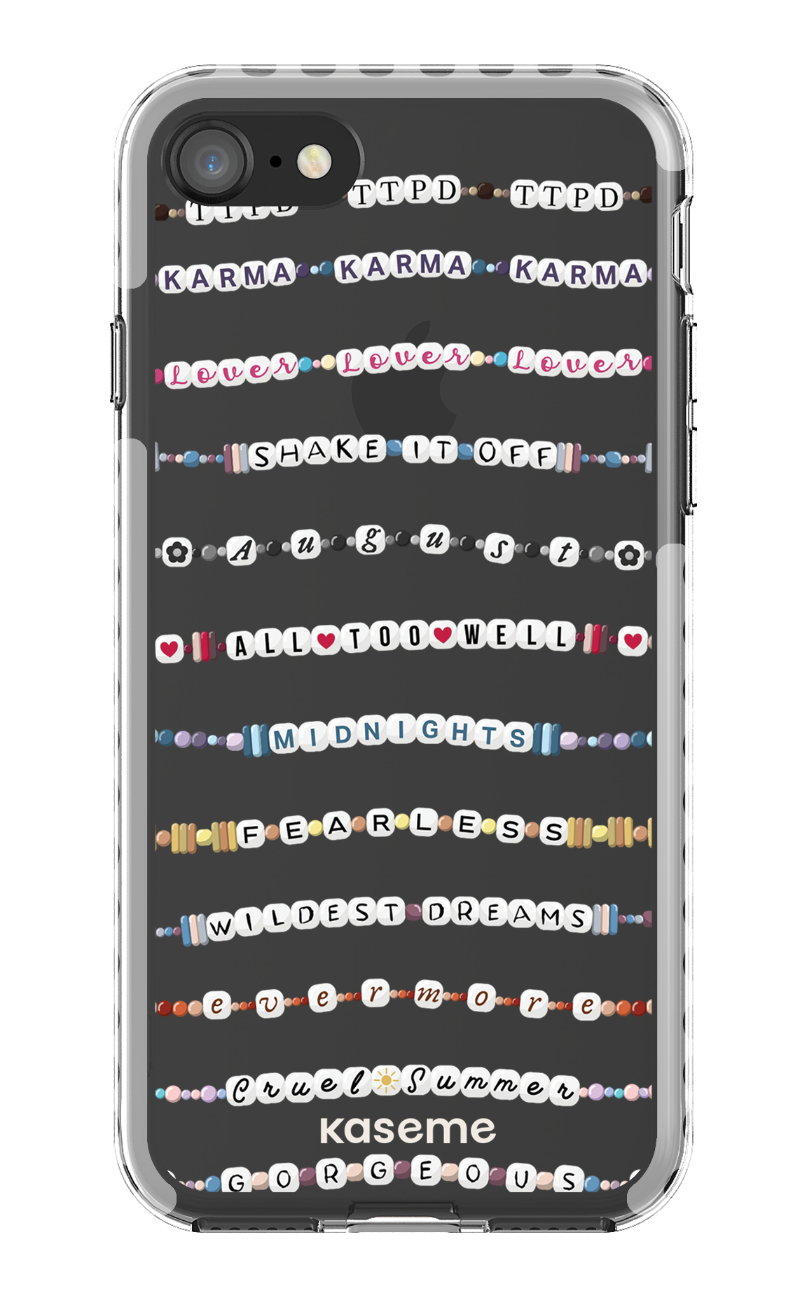 Love Story Clear Case - iPhone SE Clear Case - White