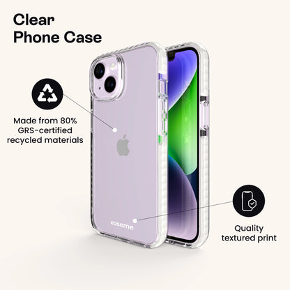 Hibiscus Clear Case - iPhone 15
