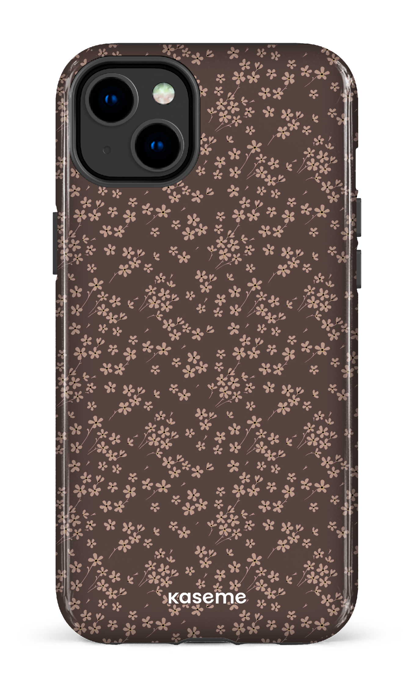 Posy Mocha - iPhone 14 Plus Tough Gloss