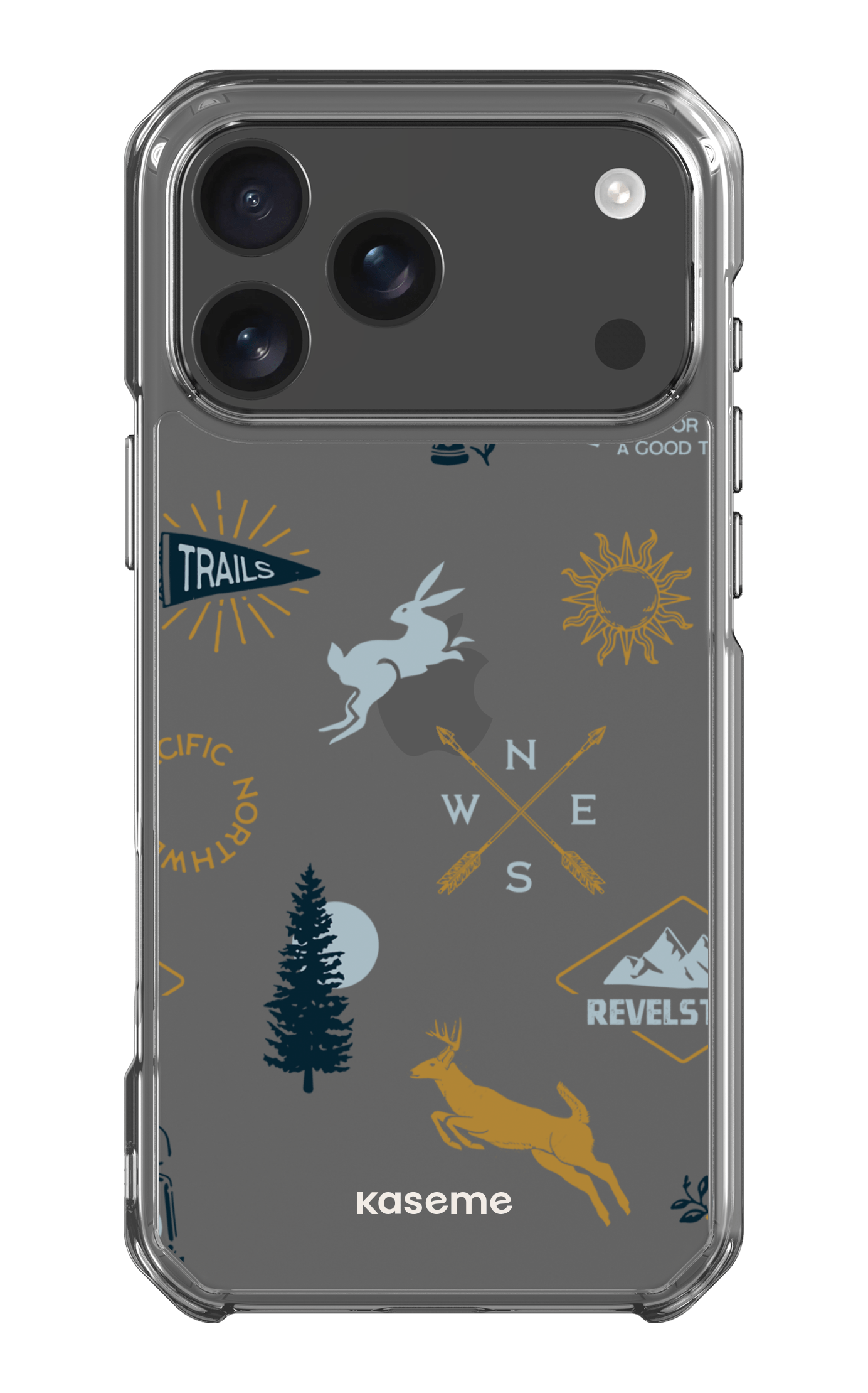 Revelstoke white Clear Case -