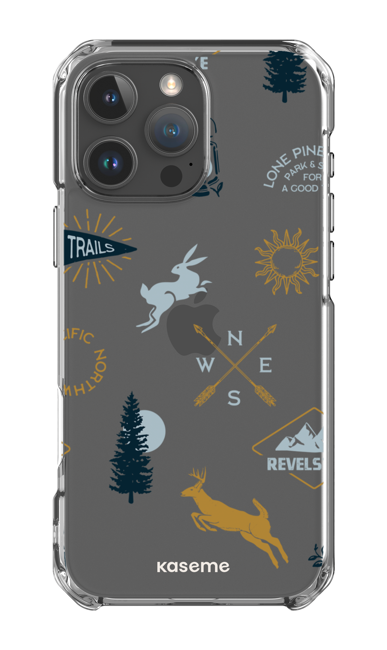Revelstoke white clear case -