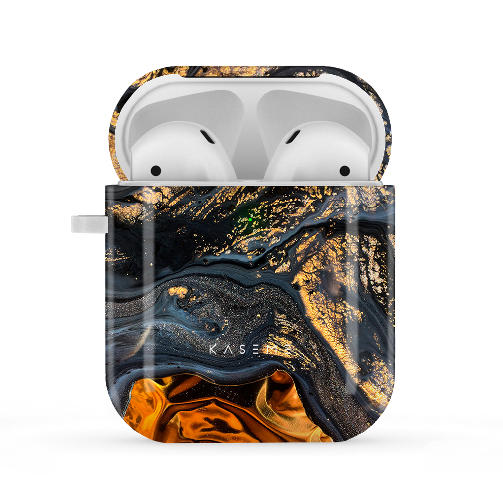 Road To Gold by Ameliahadouchi AirPods case