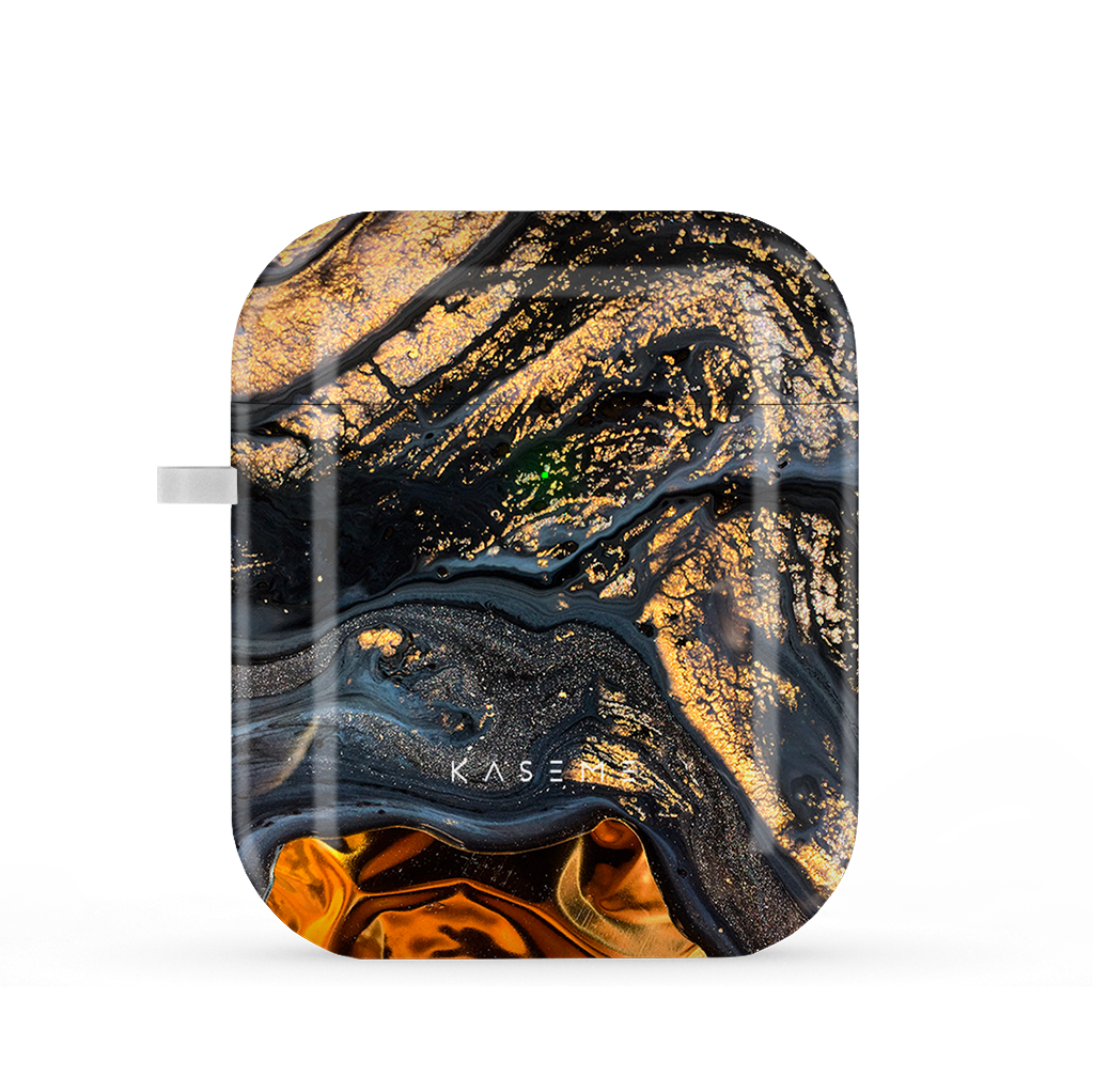 Road To Gold by Ameliahadouchi AirPods case