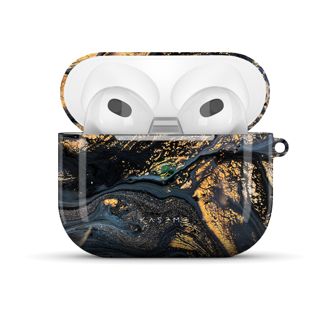 Road To Gold by Ameliahadouchi AirPods case