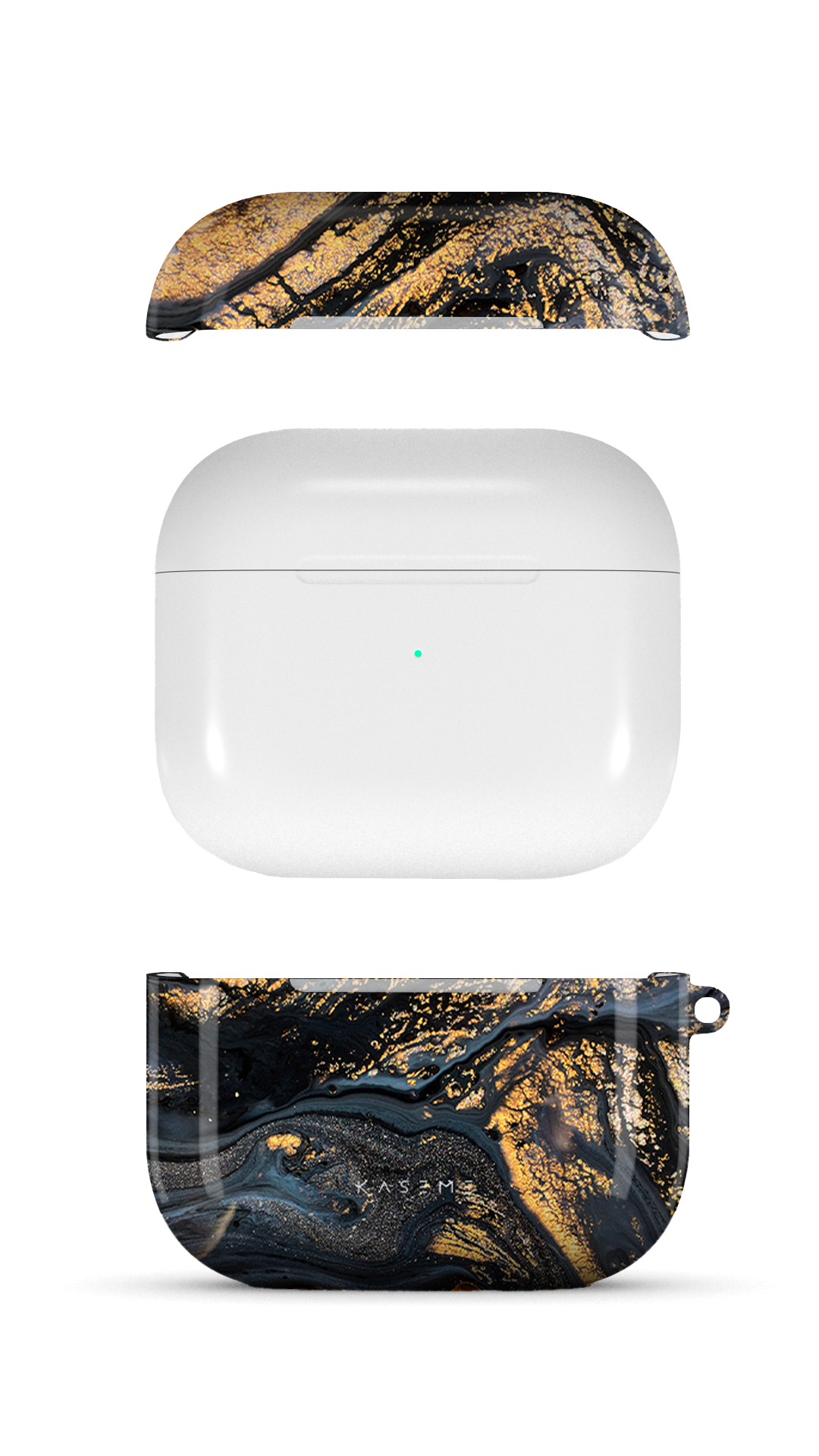 Road To Gold by Ameliahadouchi AirPods case