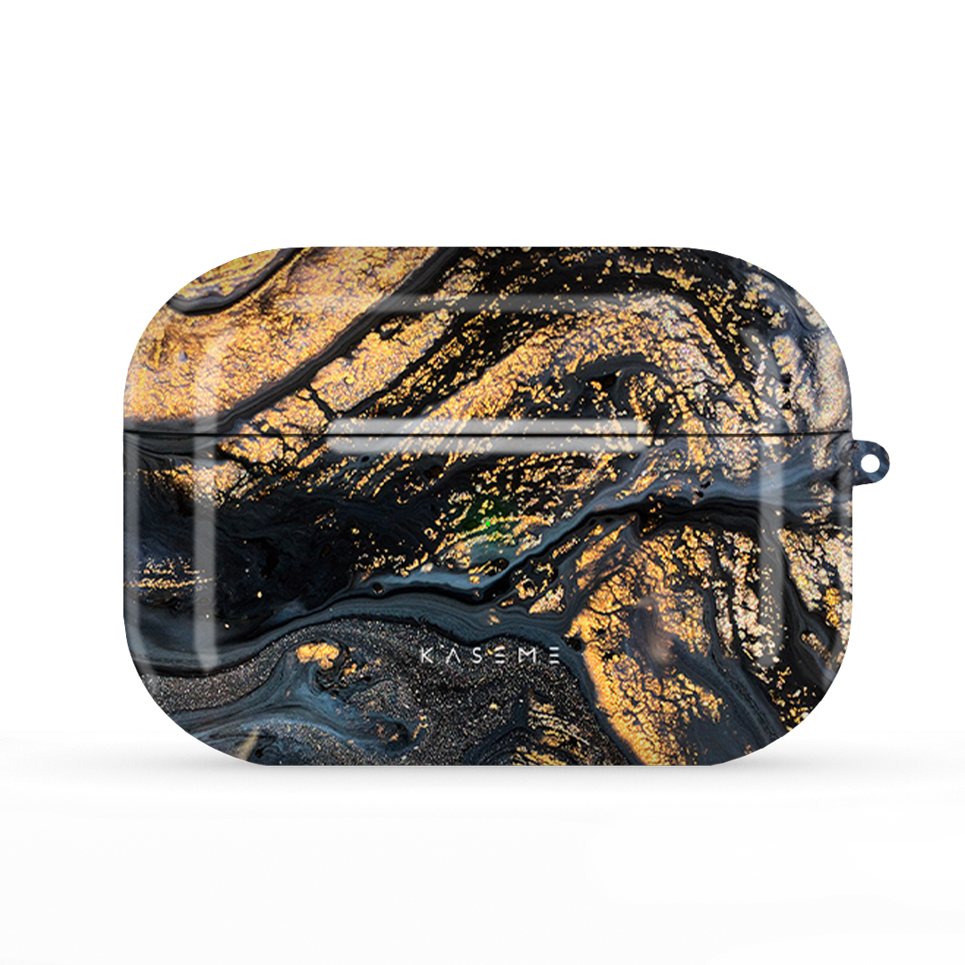 Road To Gold by Ameliahadouchi AirPods case