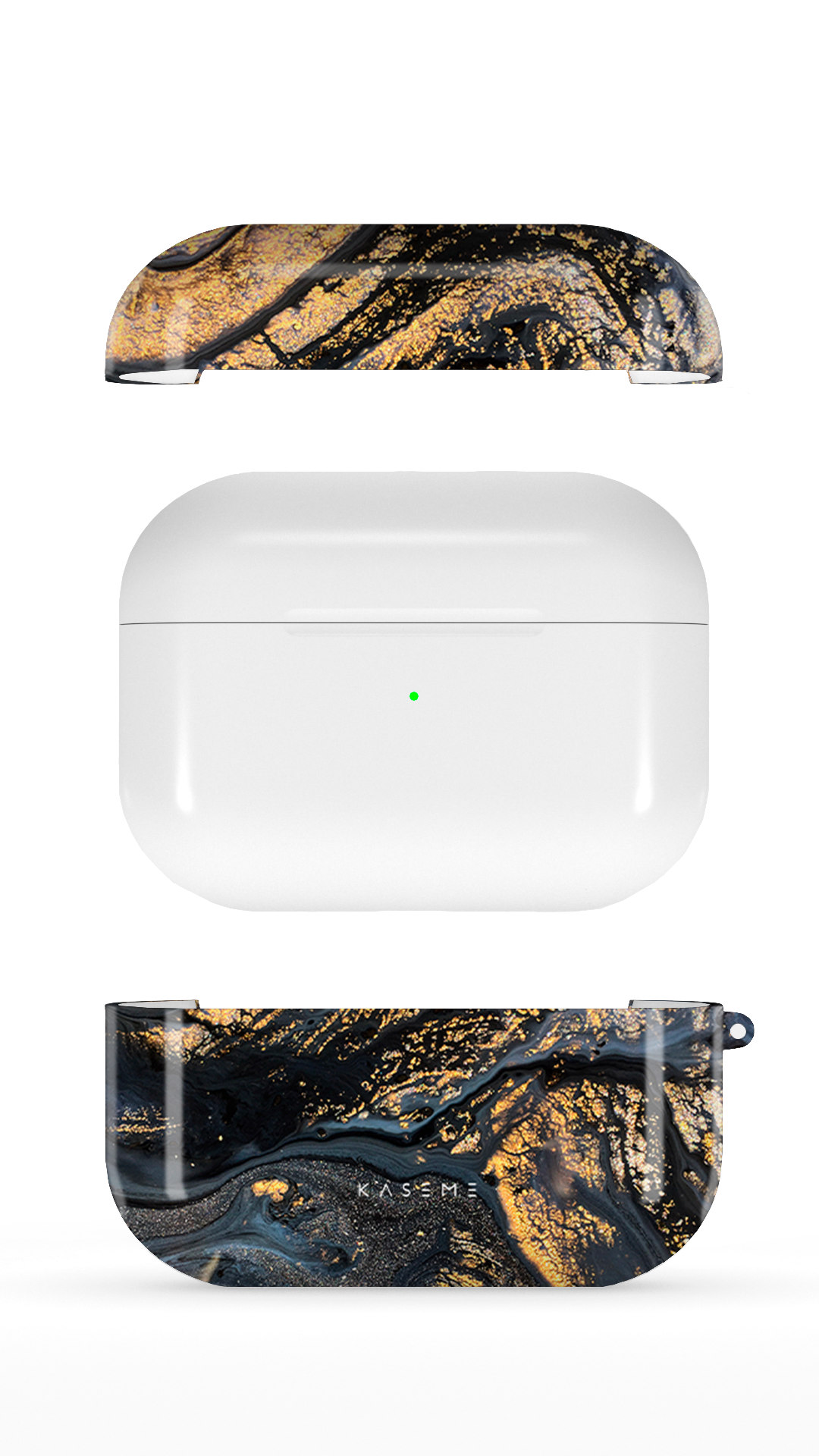 Road To Gold by Ameliahadouchi AirPods case
