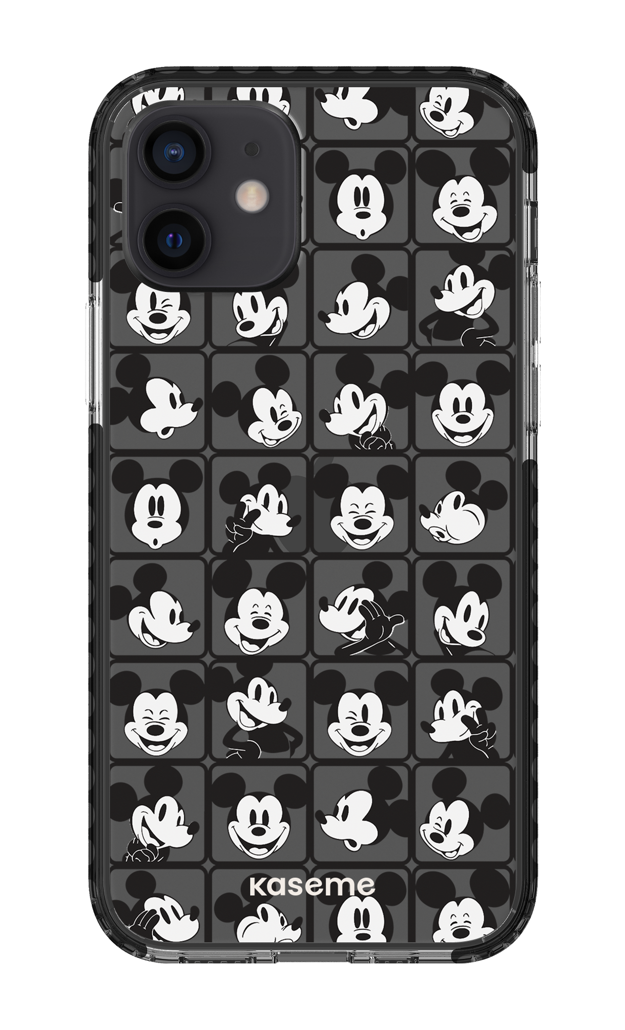 Whimsy Clear Case - iPhone 12 Clear Case - Black