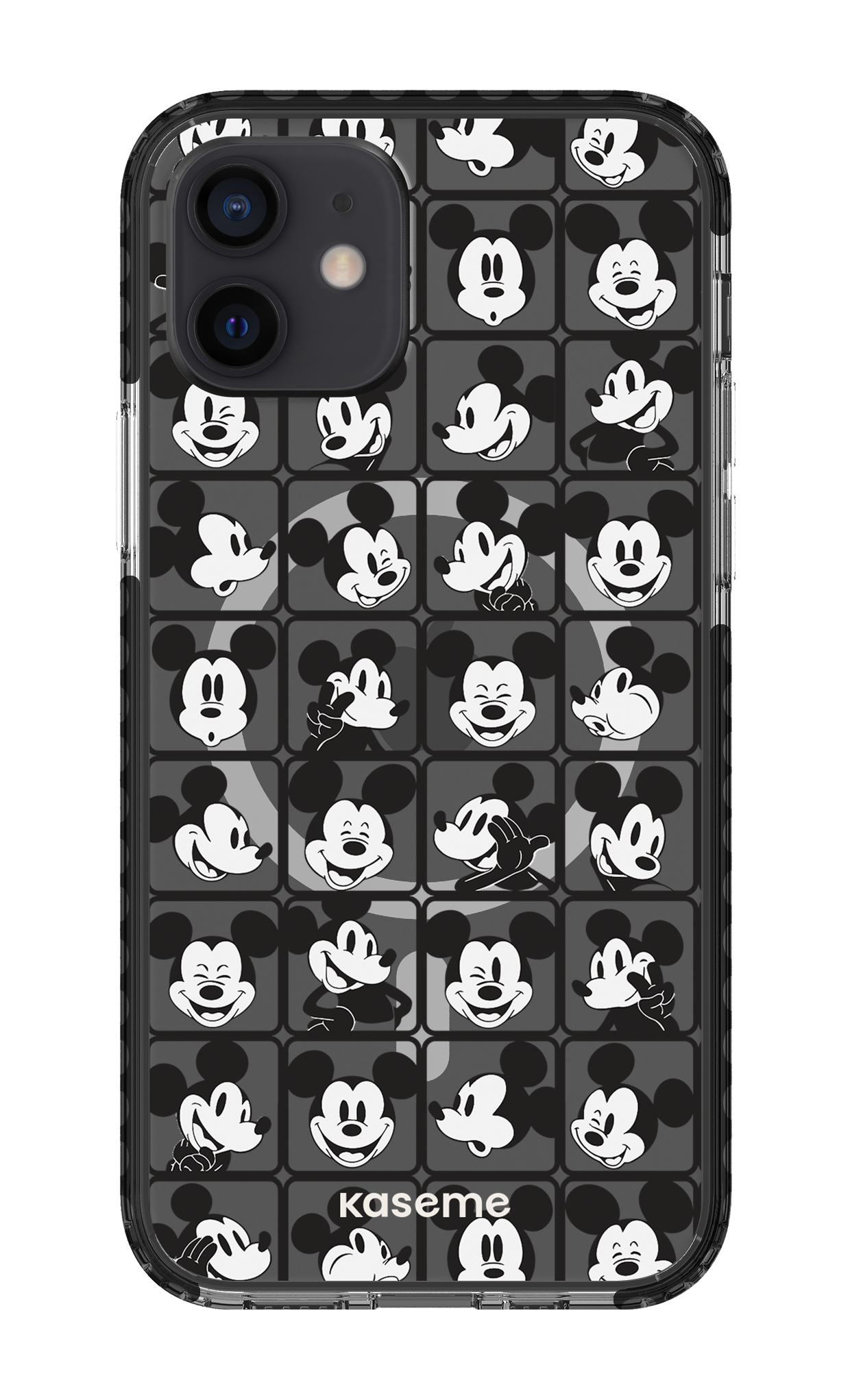 Whimsy Clear Case - iPhone 12 Clear Case Magsafe - Black