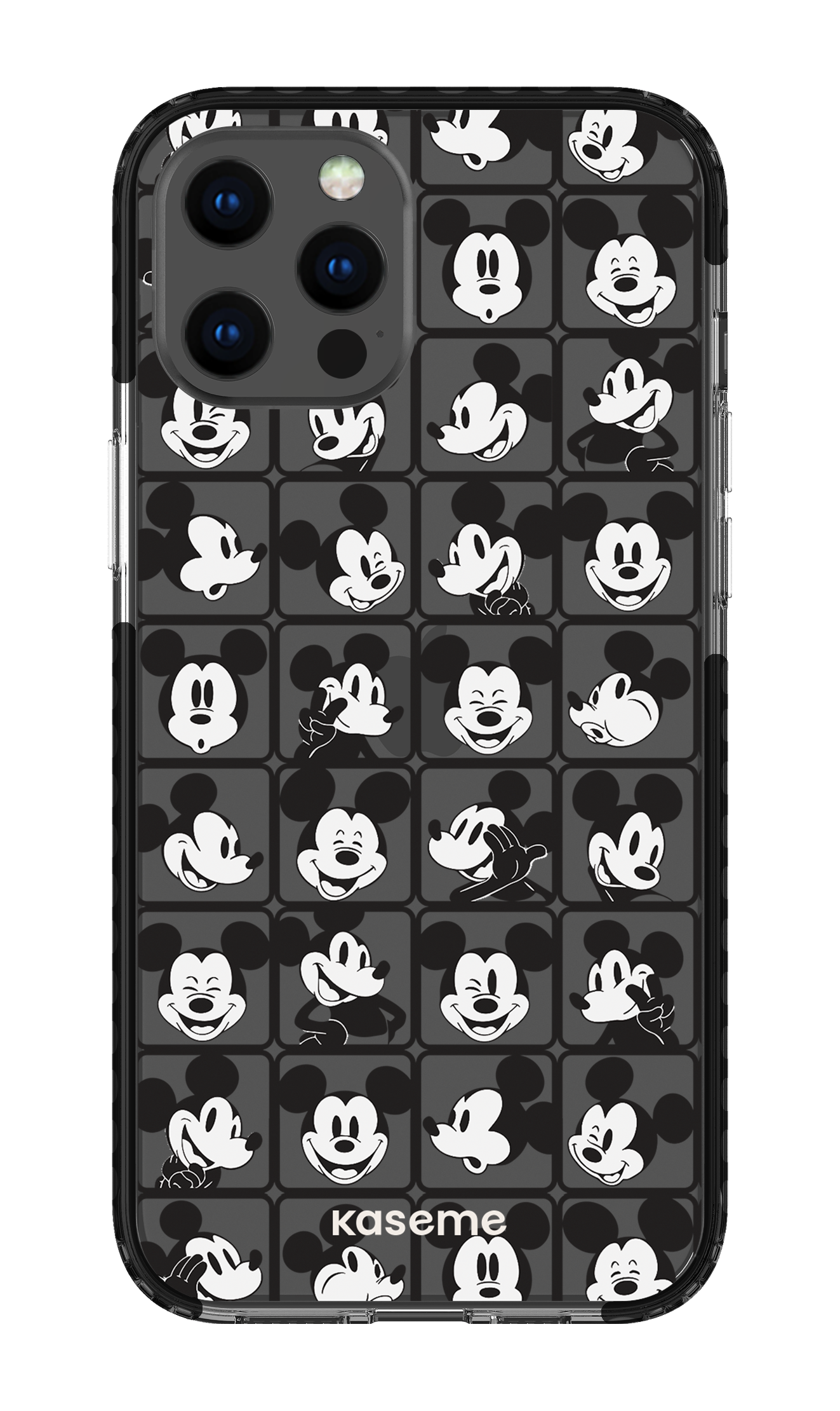 Whimsy Clear Case - iPhone 12 Pro Max Clear Case - Black